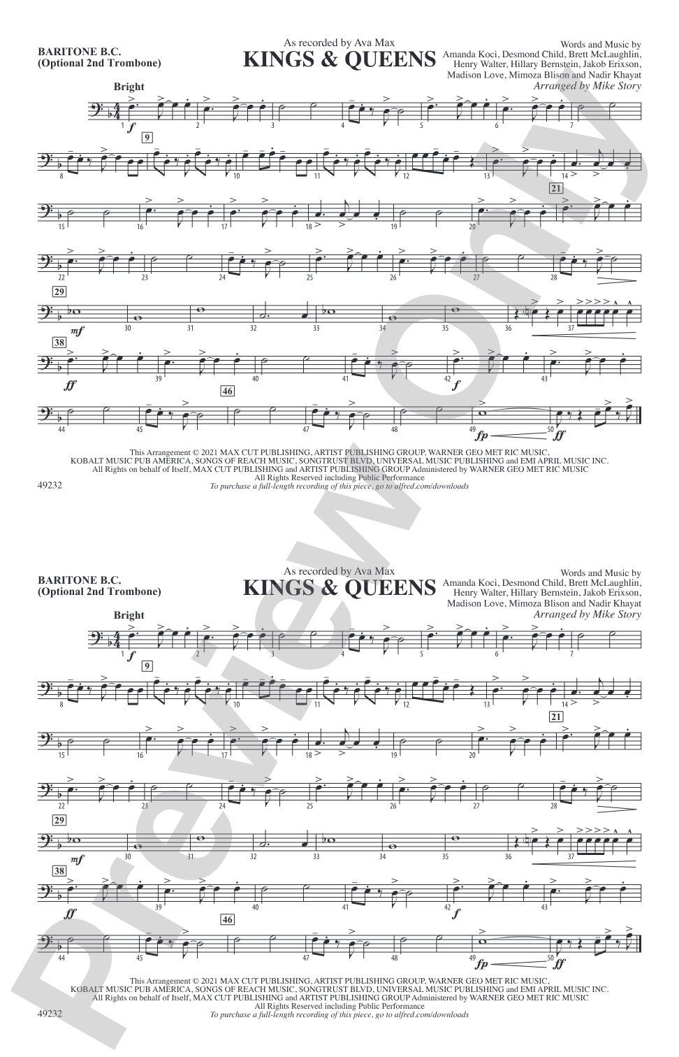 Kings & Queens: Baritone B.C.