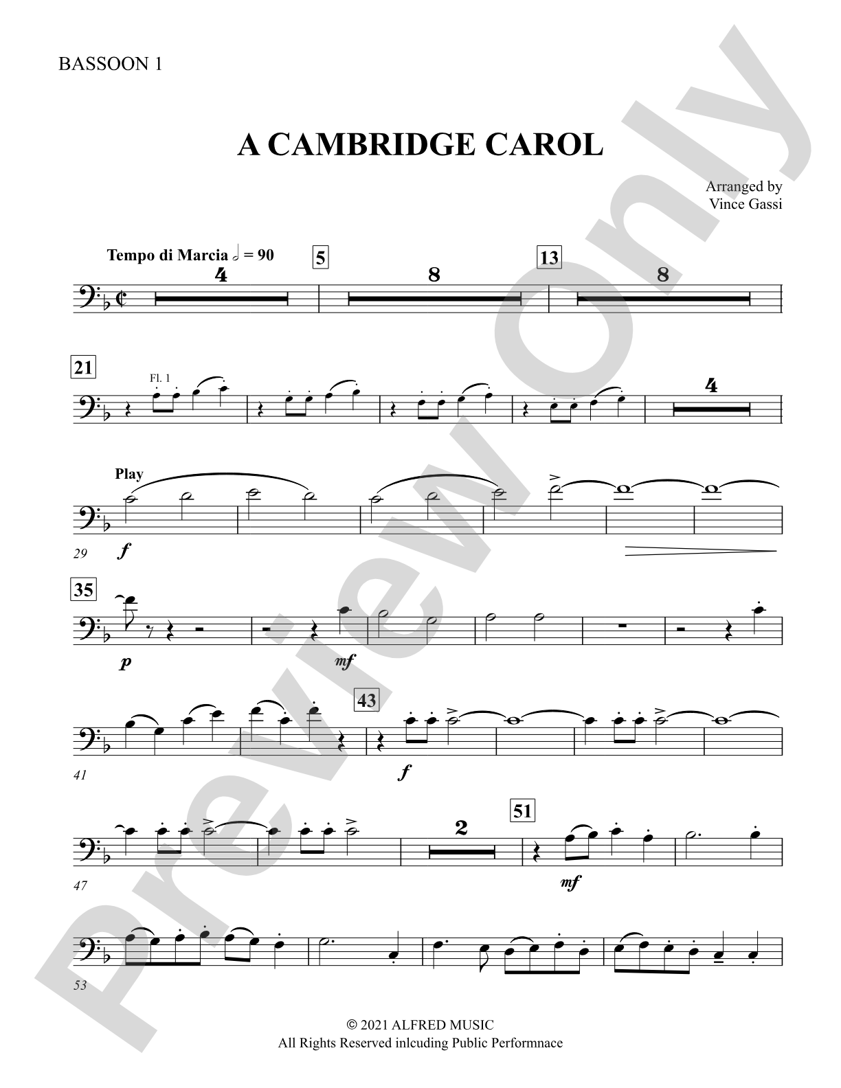 A Cambridge Carol: Bassoon
