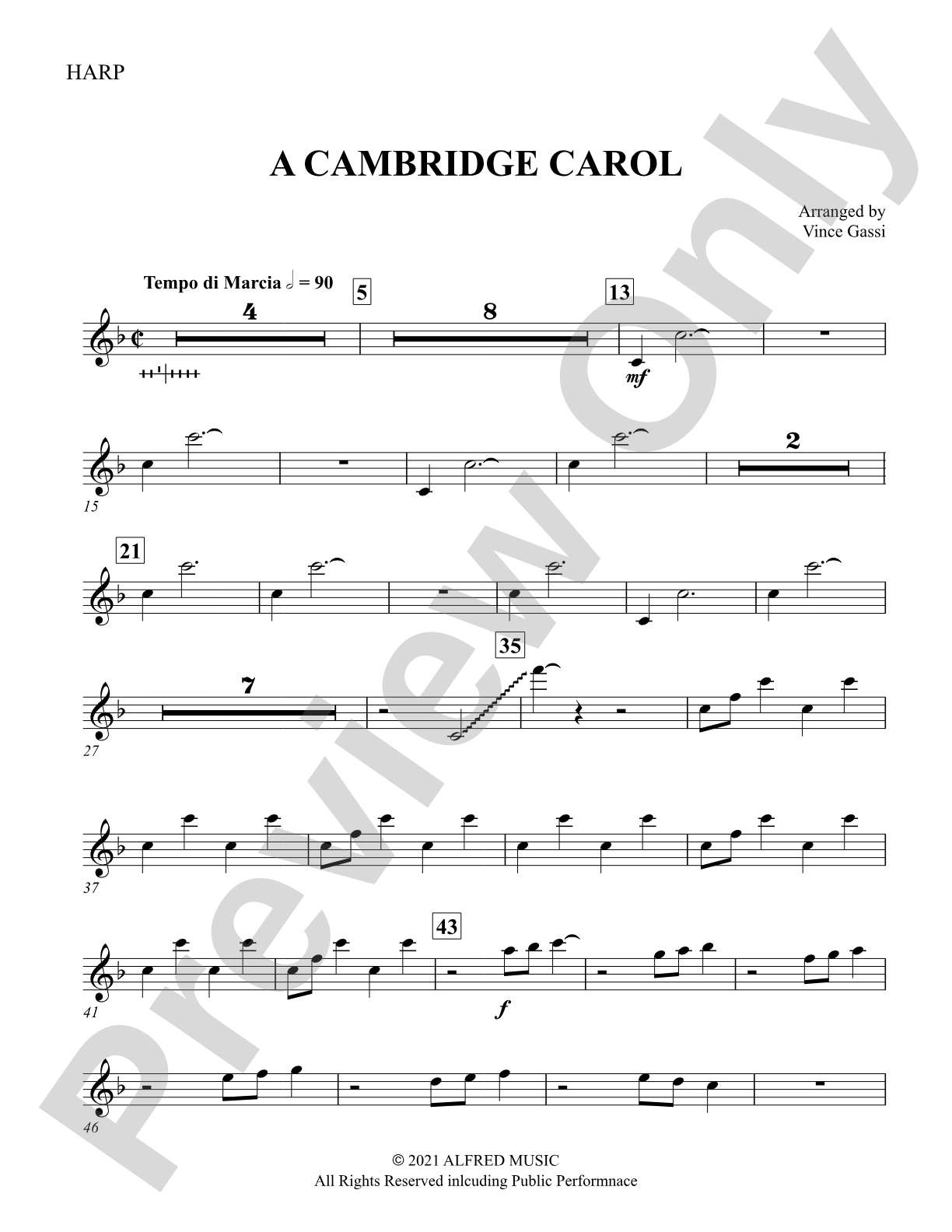 A Cambridge Carol: Harp