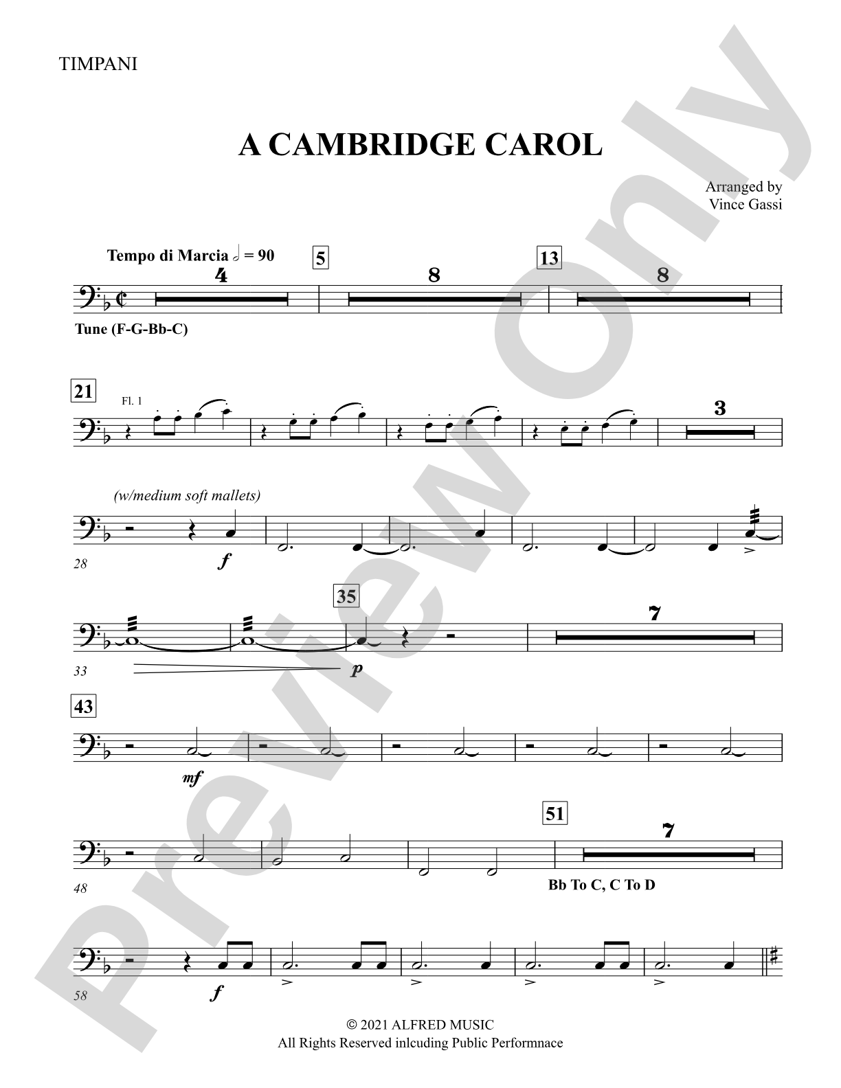 A Cambridge Carol: Timpani
