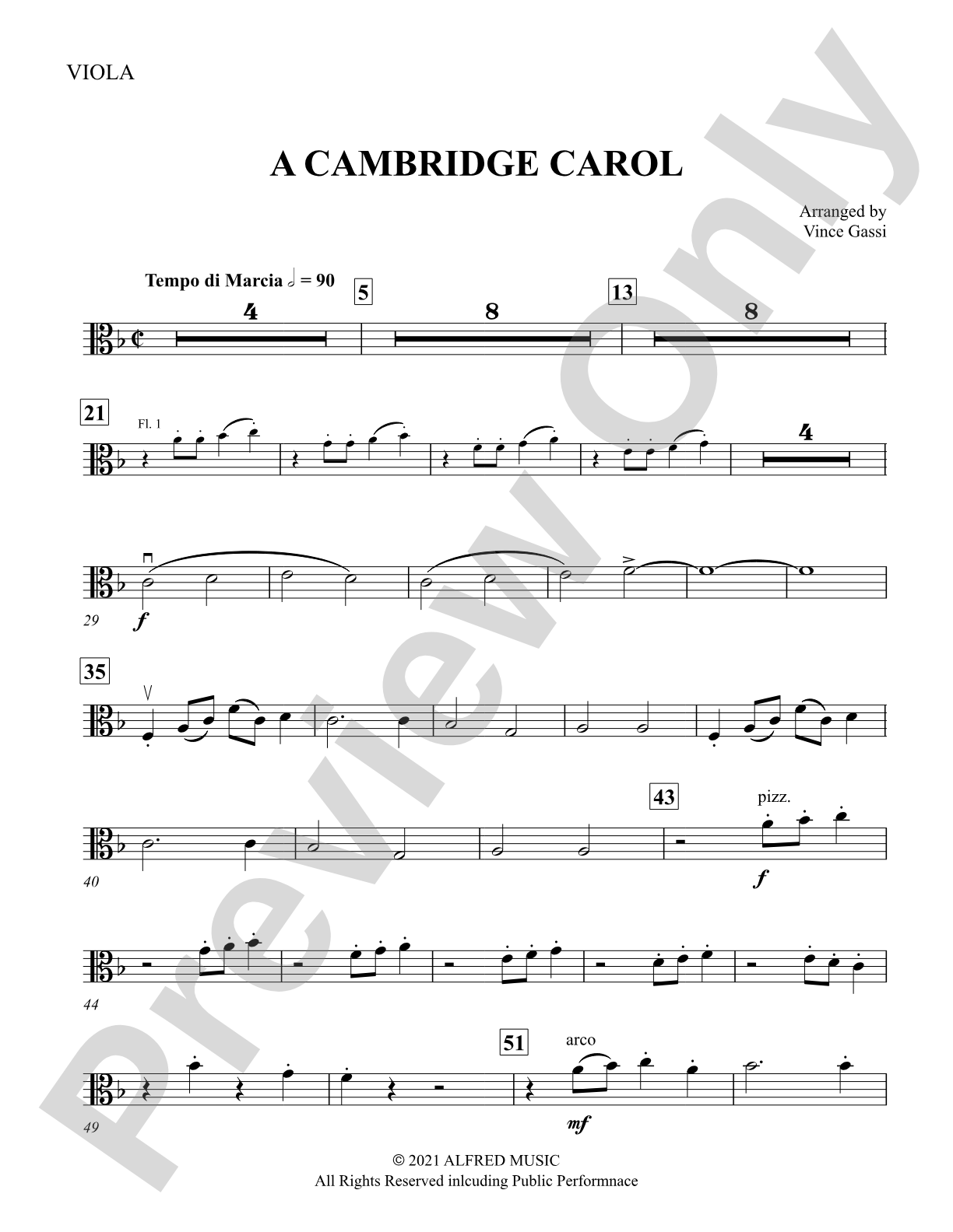A Cambridge Carol: Viola
