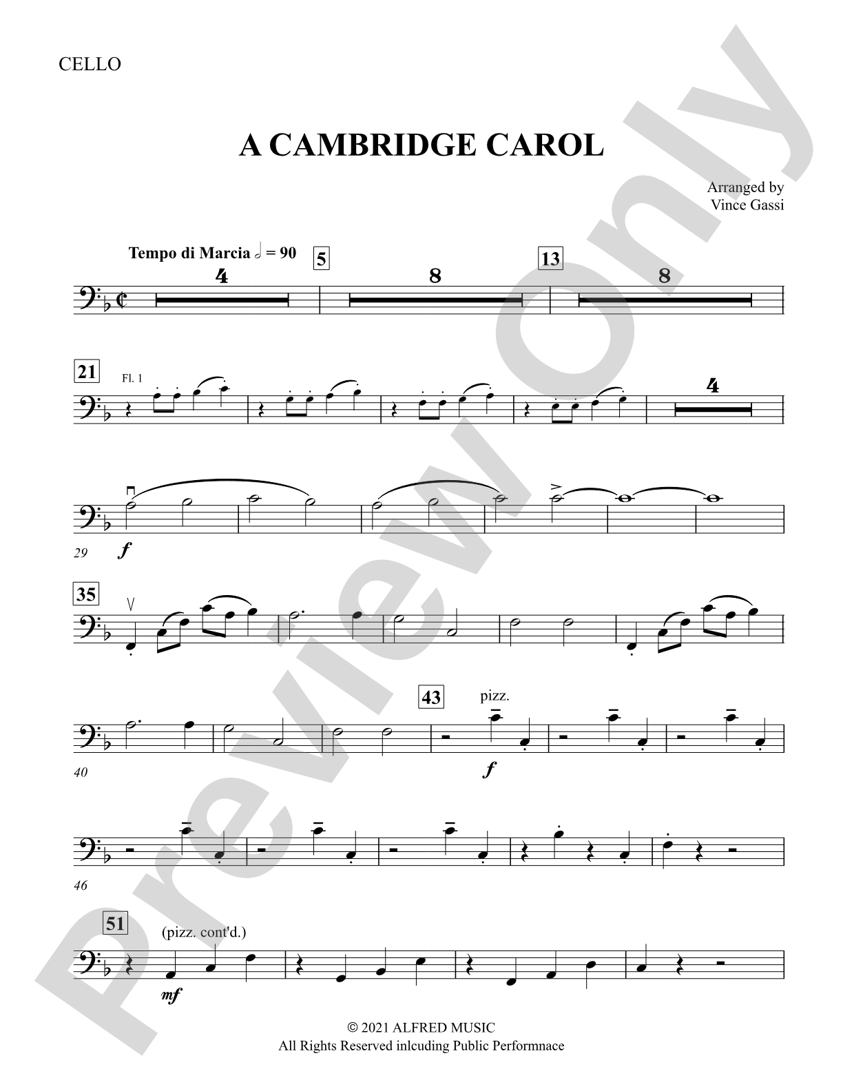 A Cambridge Carol: Cello
