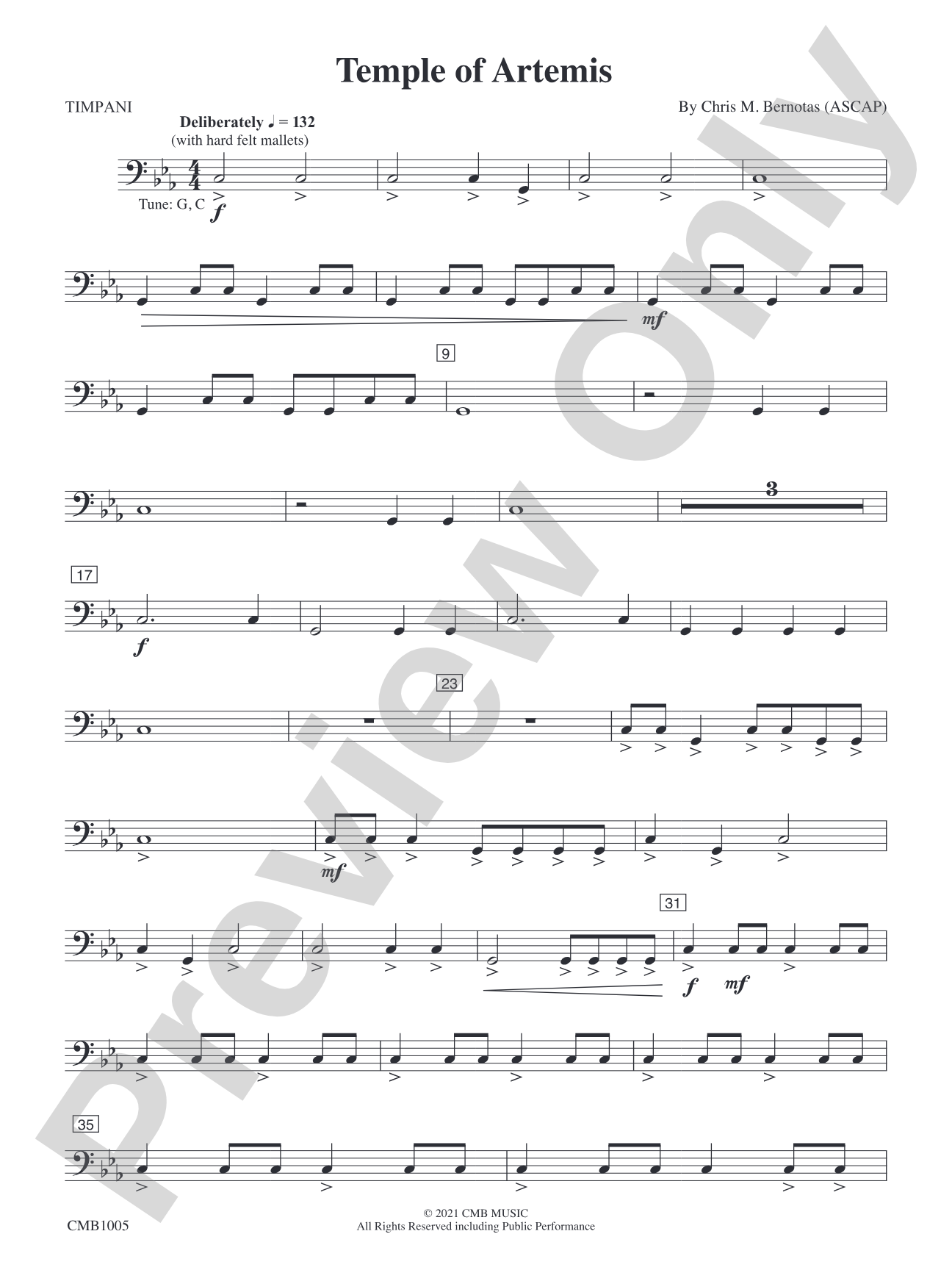 Temple of Artemis: Timpani