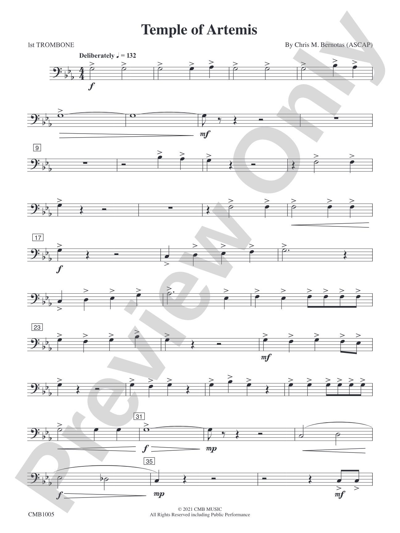 Temple of Artemis: 1st Trombone