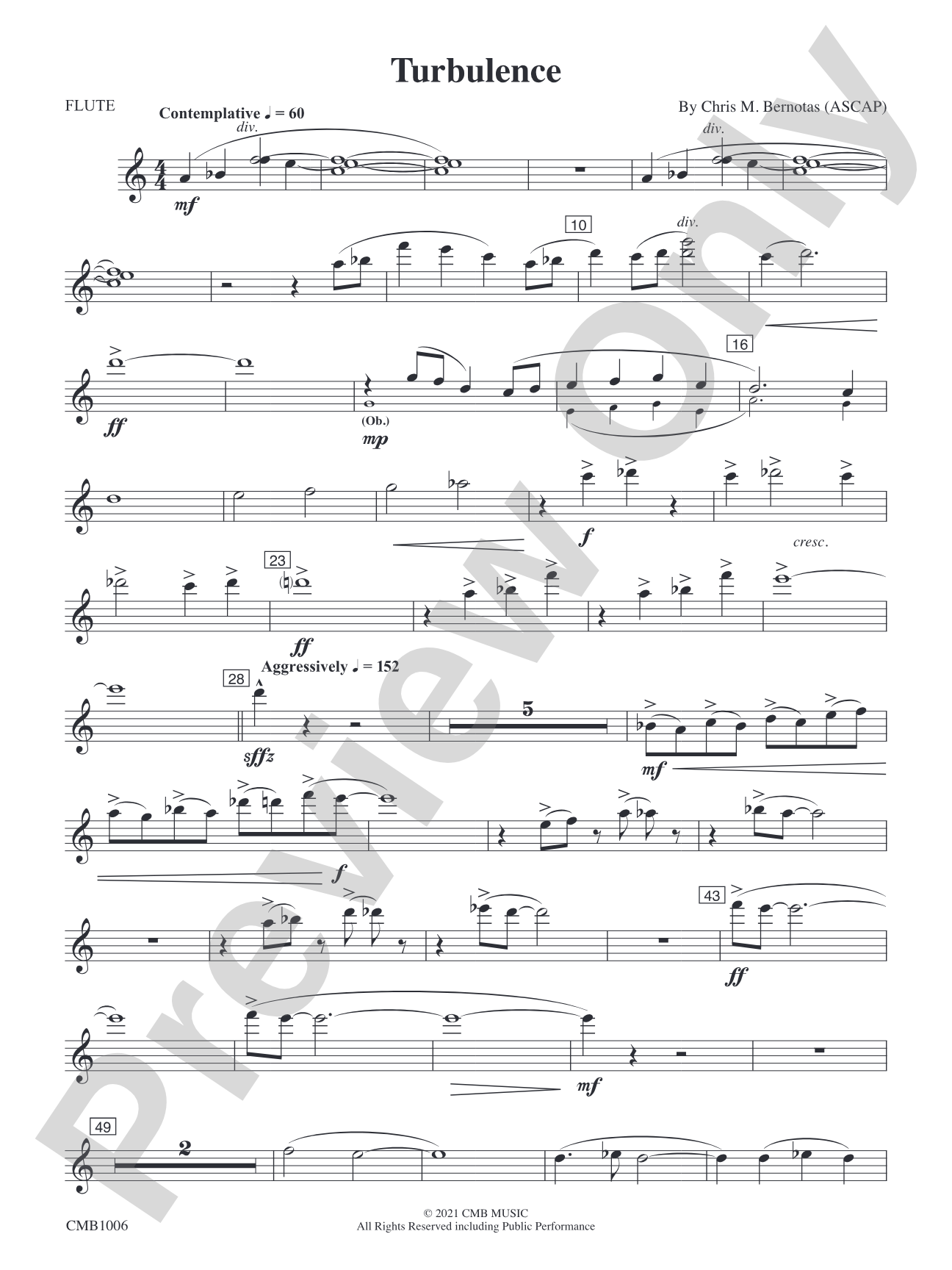 Turbulence: Flute