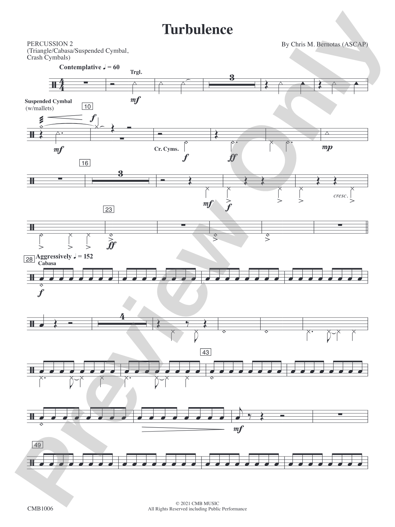 Turbulence: 2nd Percussion
