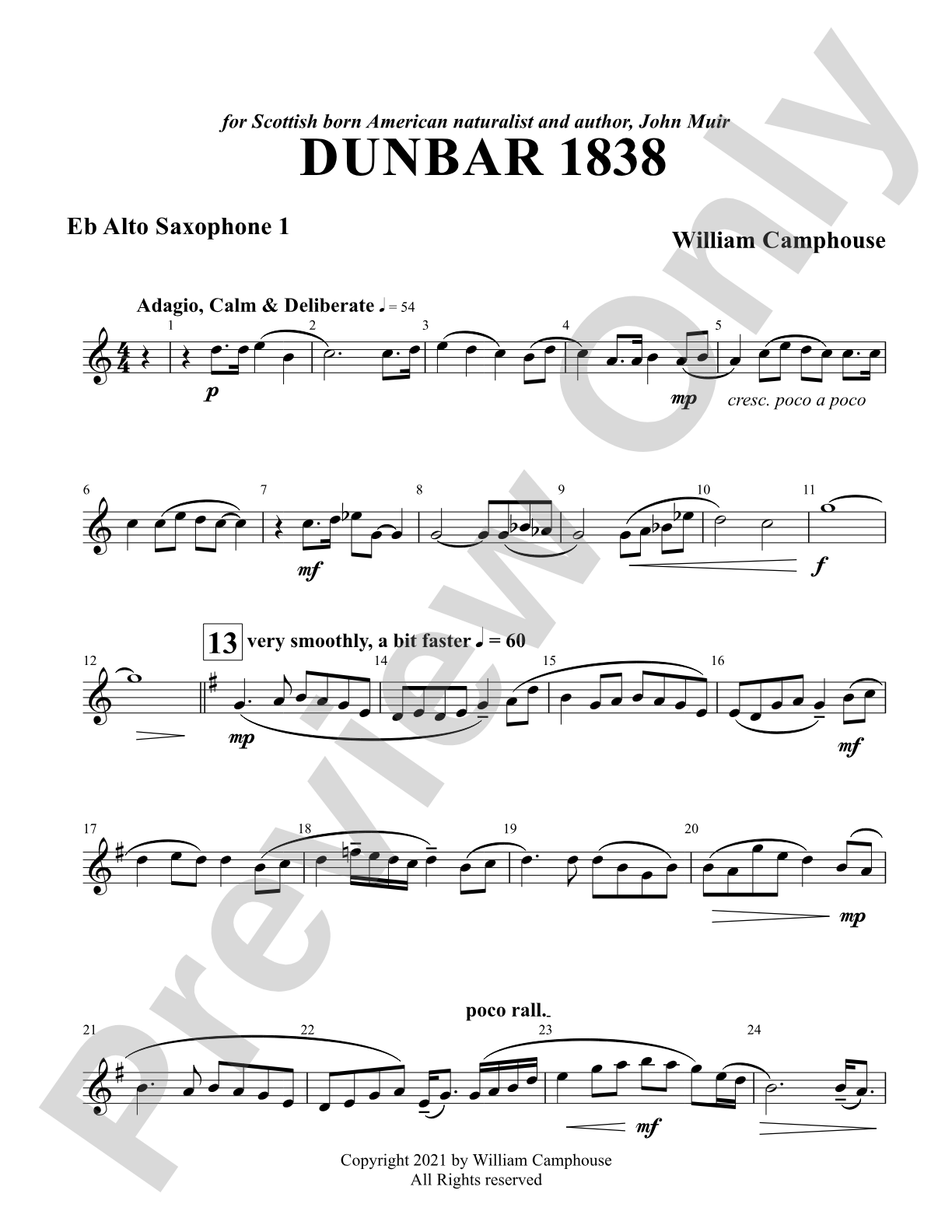 Dunbar 1838: E-flat Alto Saxophone