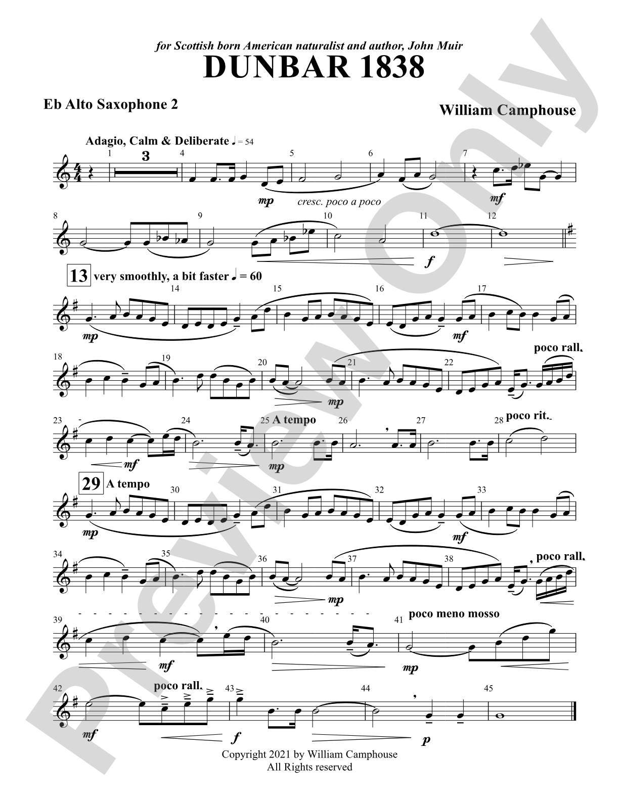Dunbar 1838: 2nd E-flat Alto Saxophone