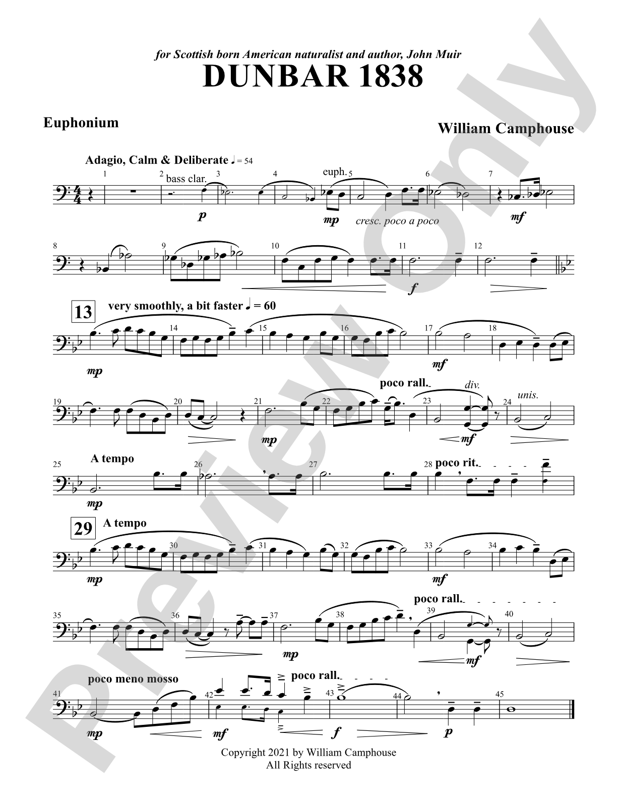 Dunbar 1838: Baritone B.C.