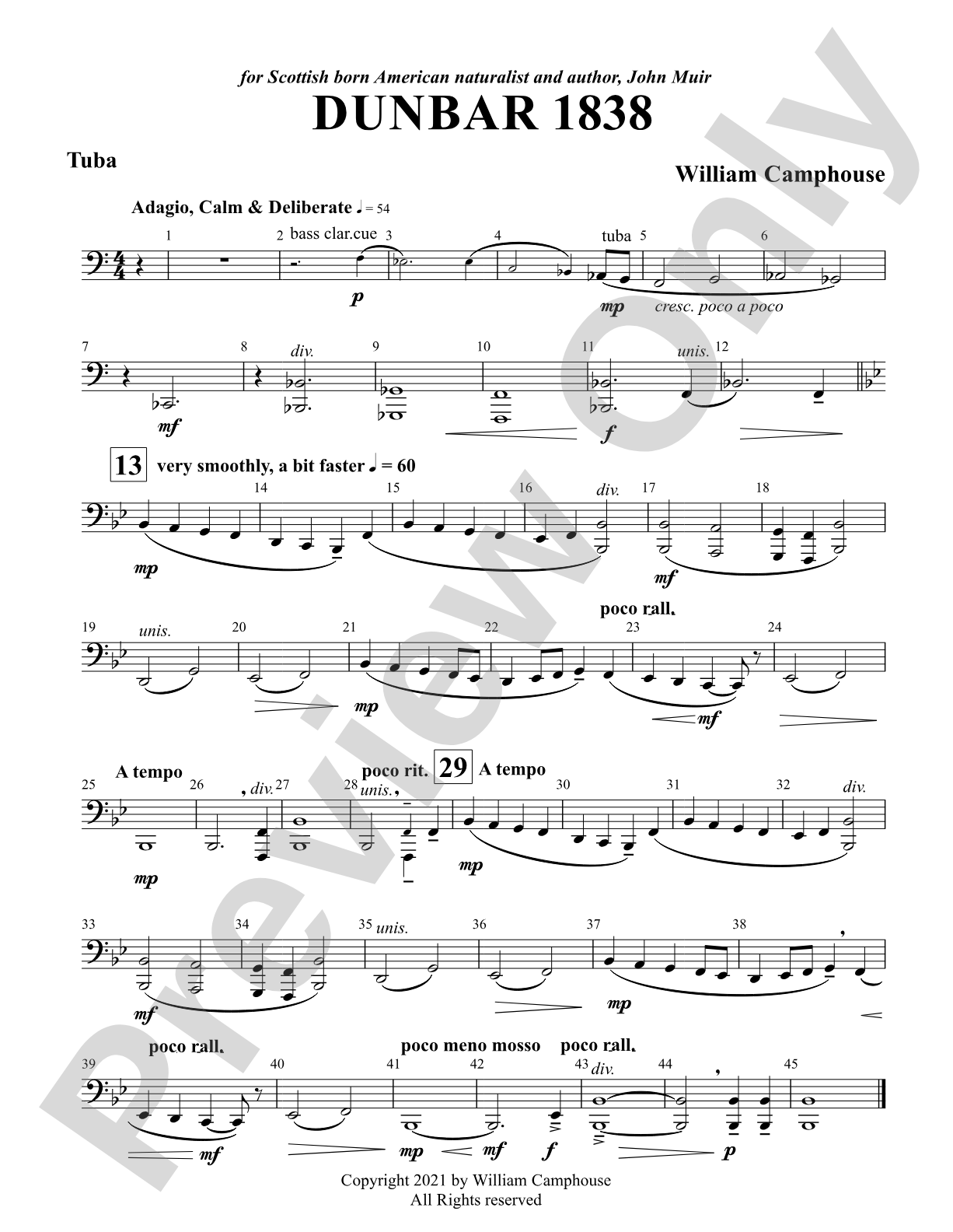 Dunbar 1838: Tuba