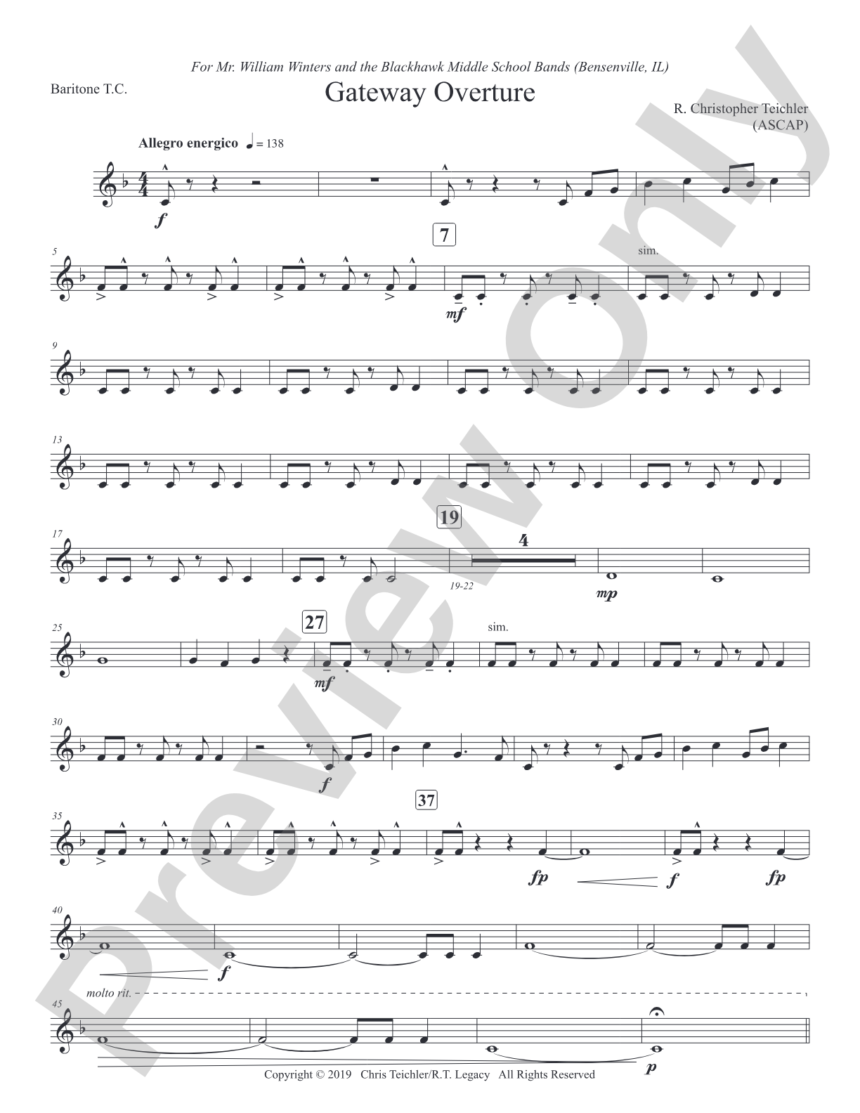 Gateway Overture: Baritone T.C.