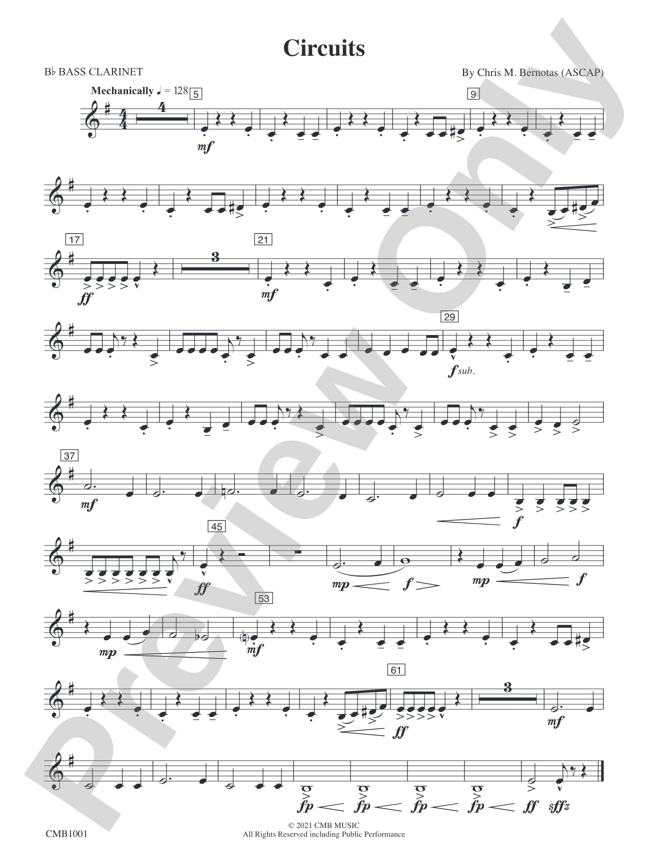 Circuits: Bass Clarinet 1