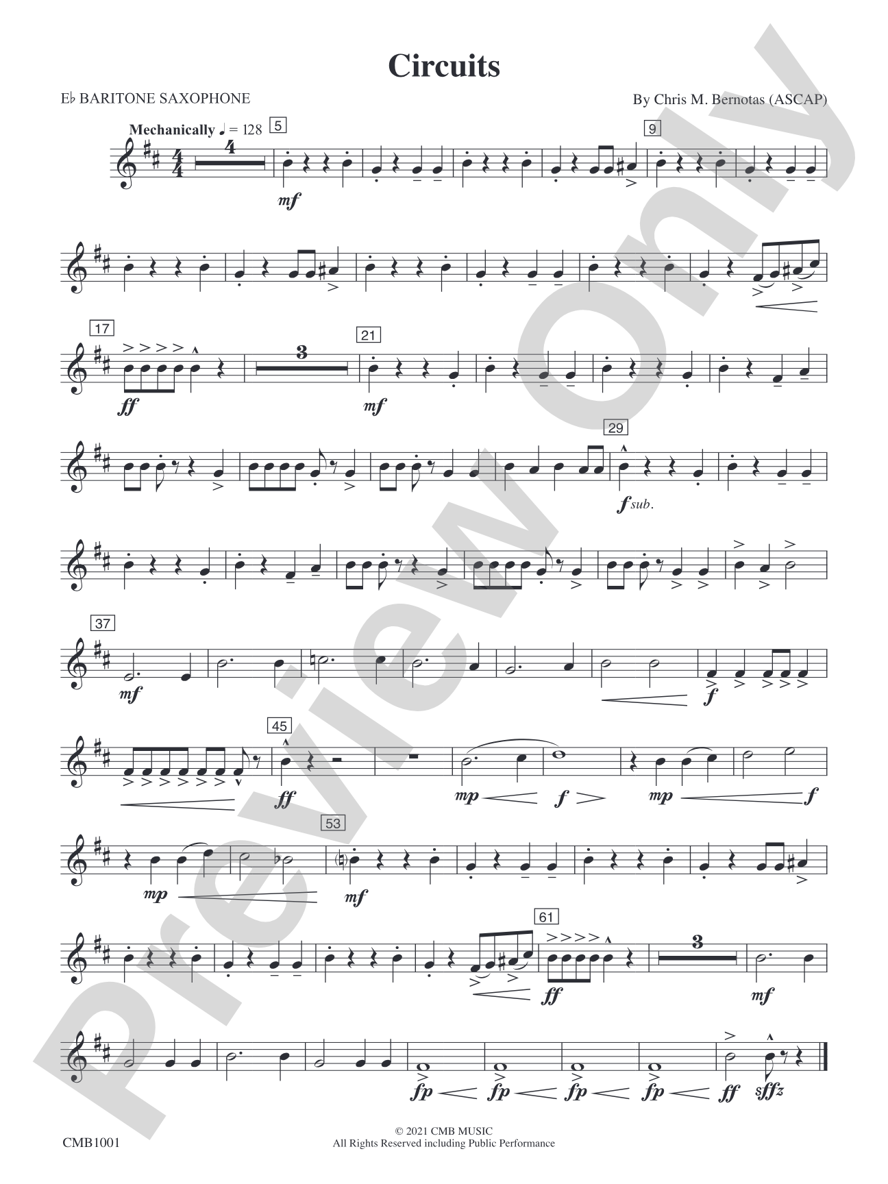 Circuits: E-flat Baritone Saxophone