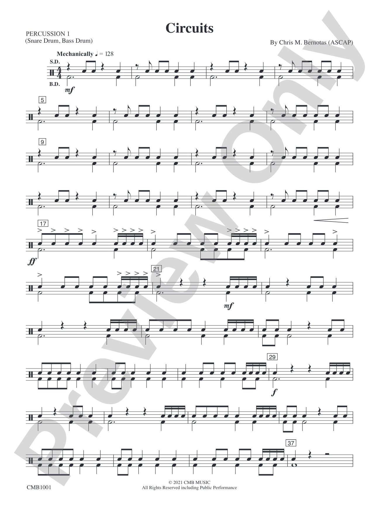 Circuits: 1st Percussion