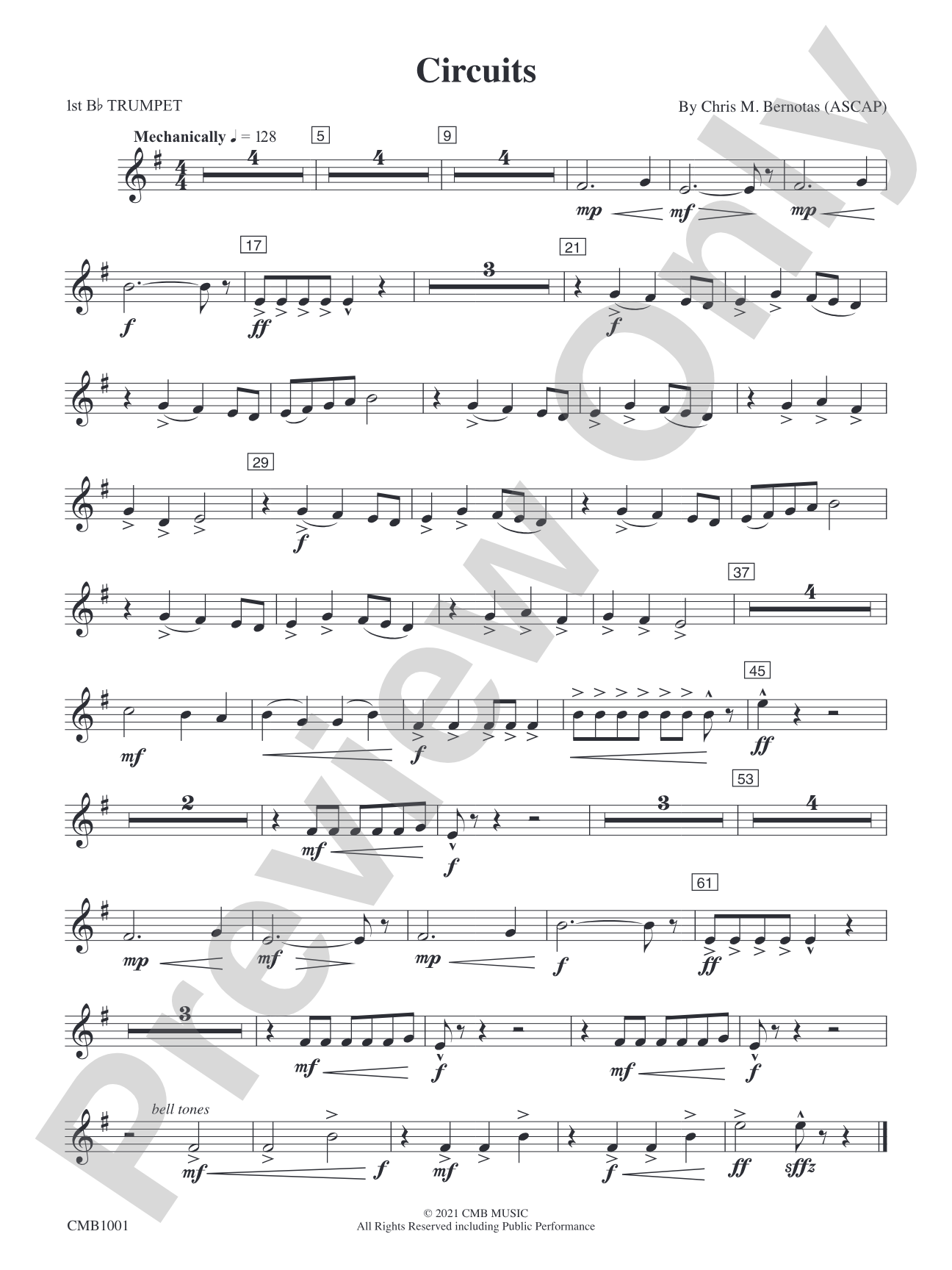 Circuits: 1st B-flat Trumpet