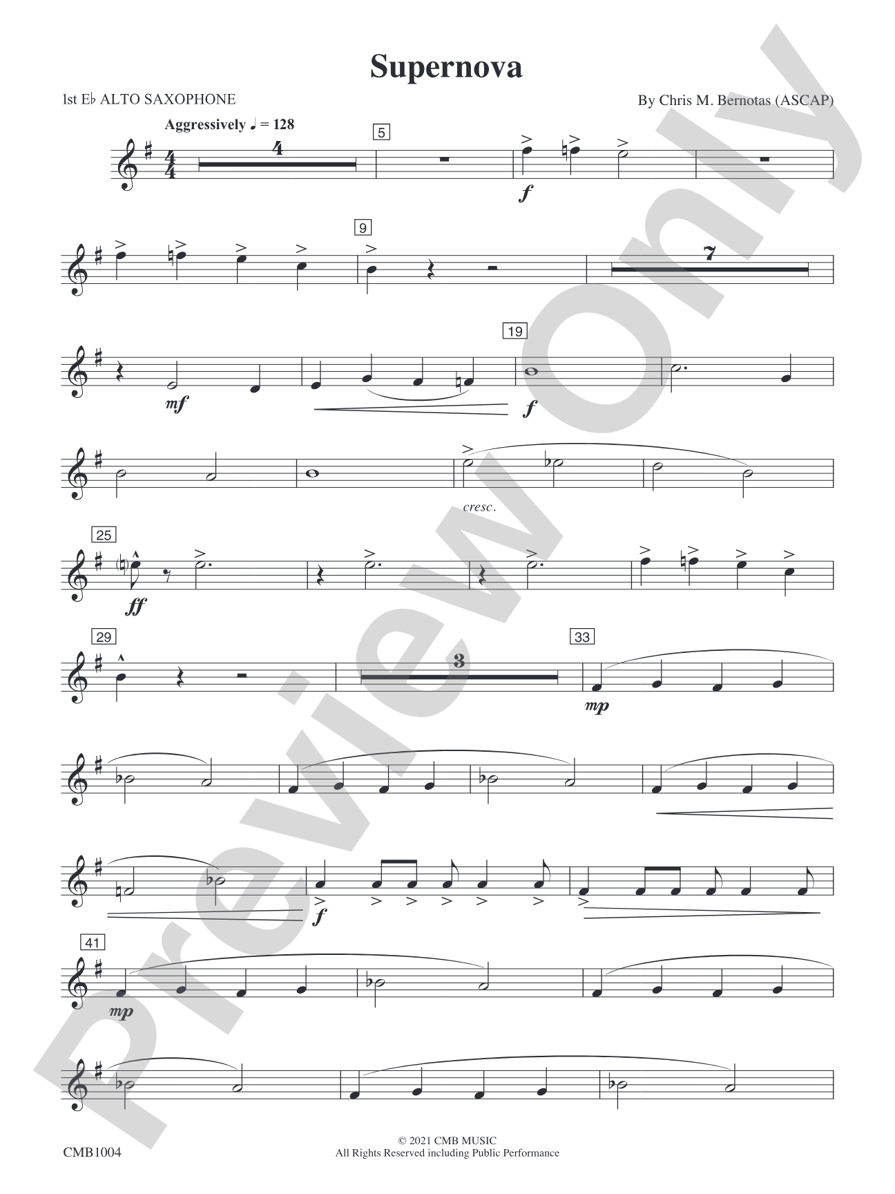 Supernova: E-flat Alto Saxophone