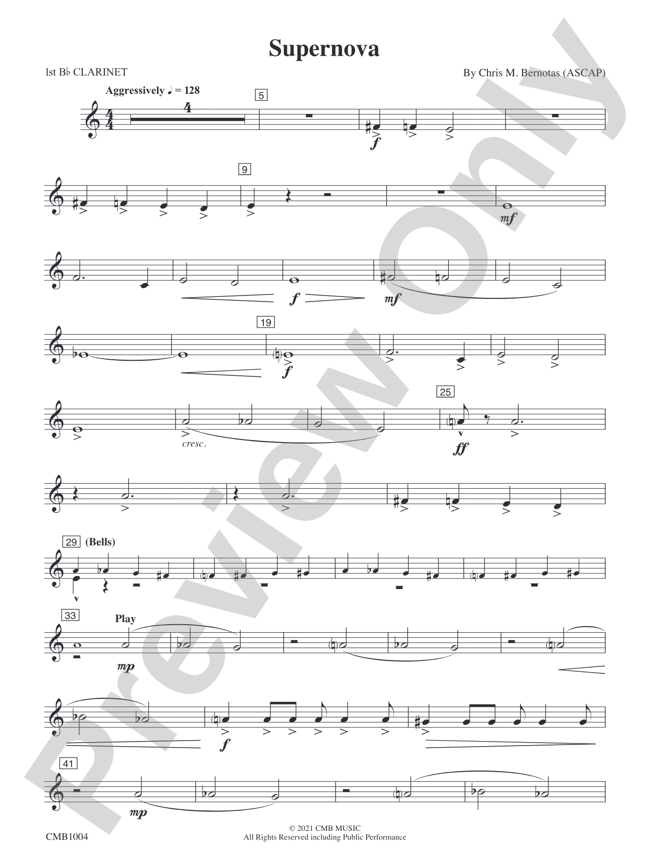 Supernova: 1st B-flat Clarinet