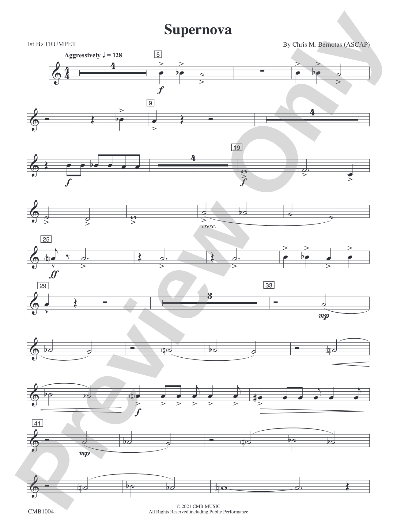 Supernova: 1st B-flat Trumpet