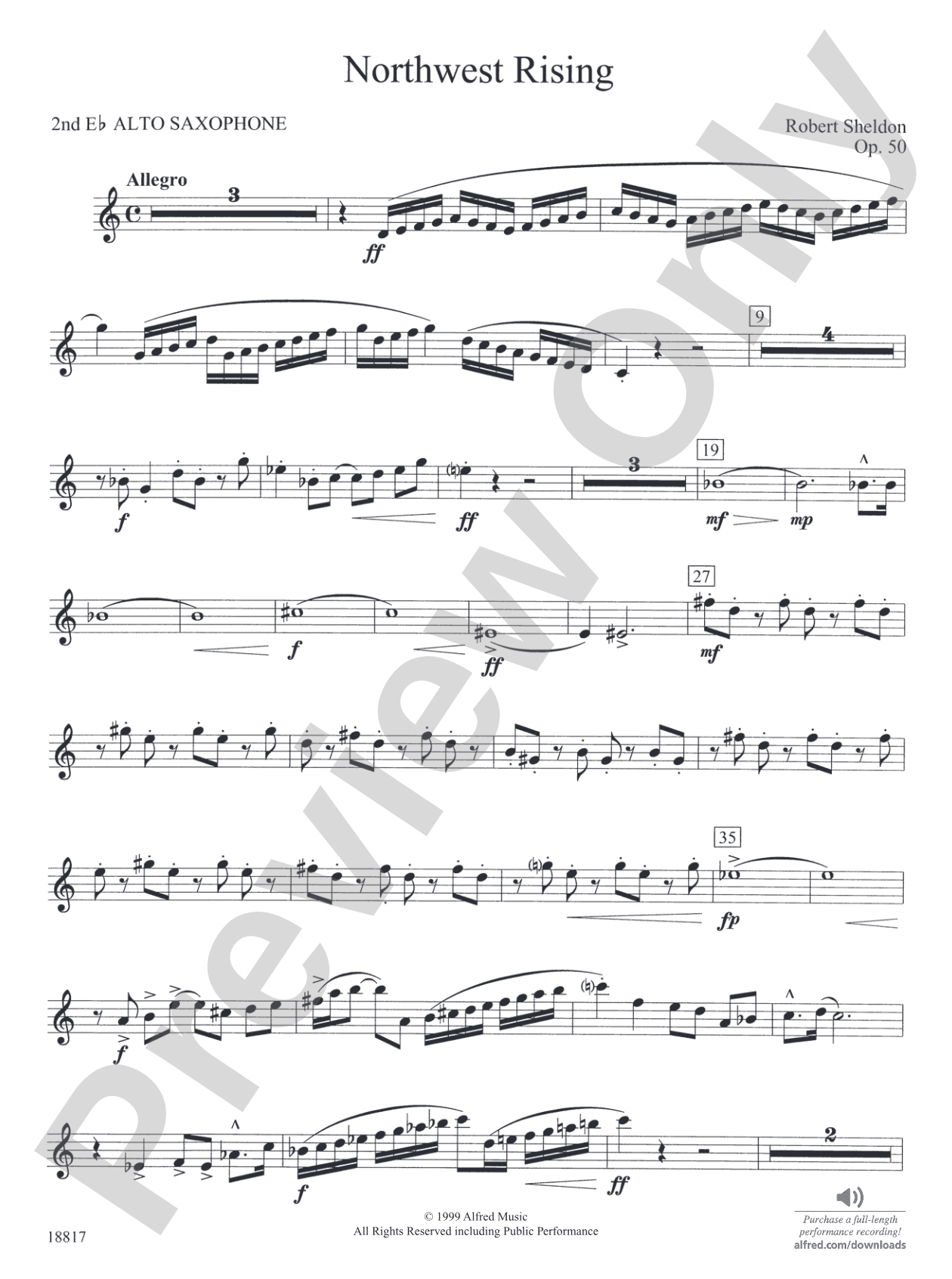 Northwest Rising: 2nd E-flat Alto Saxophone