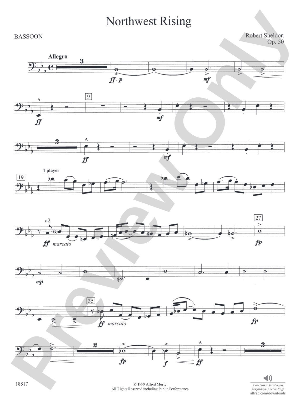 Northwest Rising: Bassoon