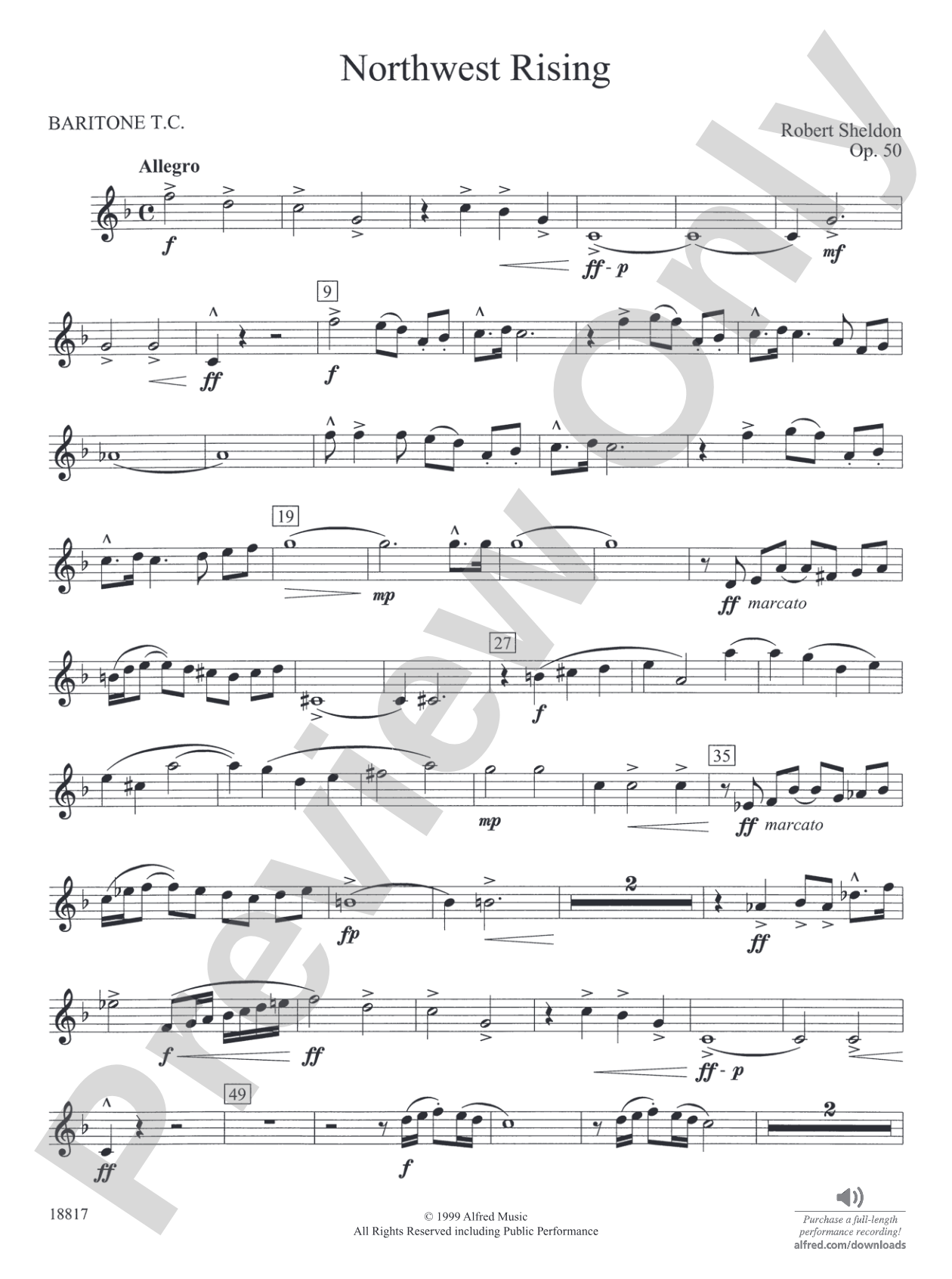 Northwest Rising: Baritone T.C.