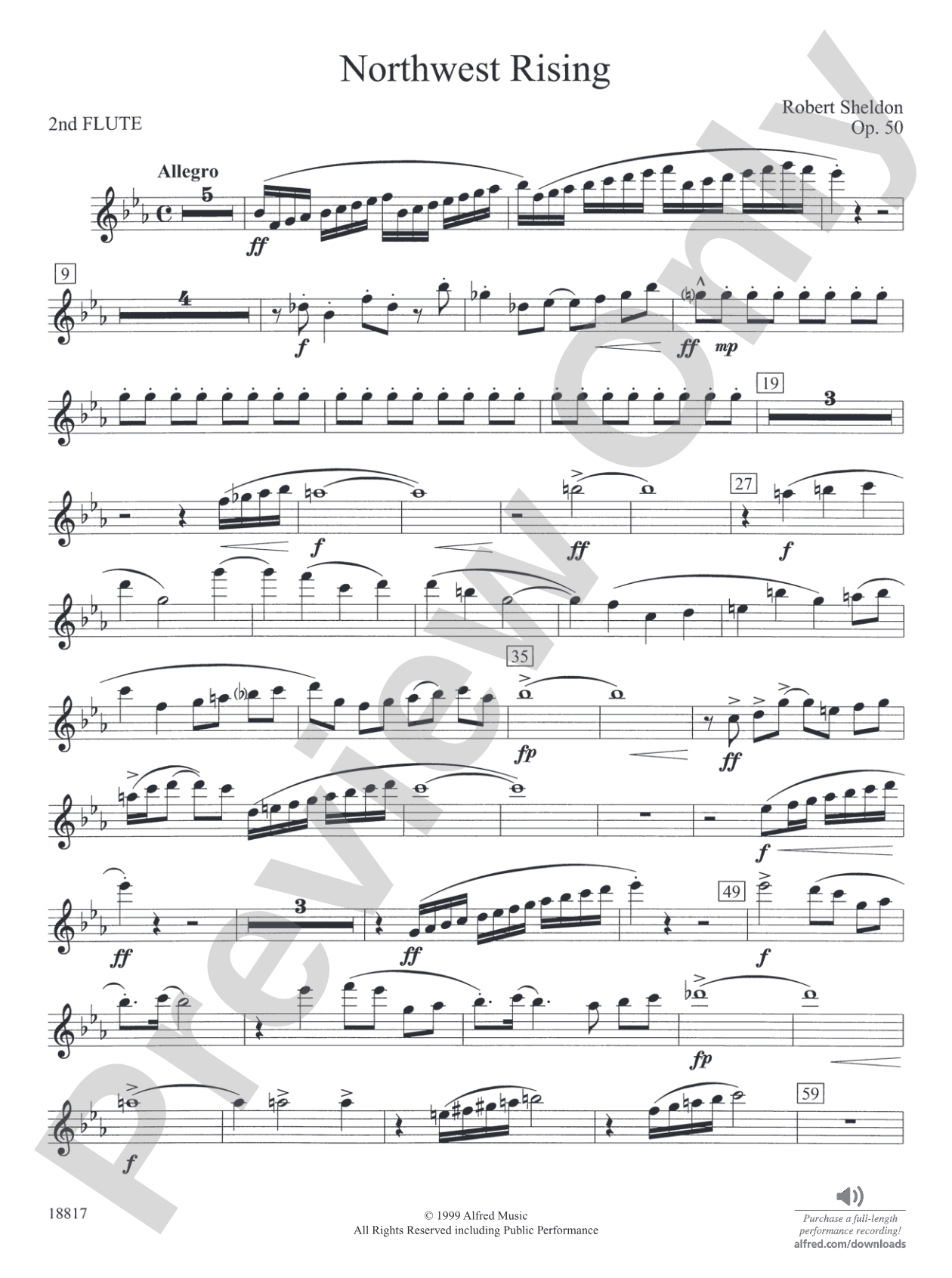 Northwest Rising: 2nd Flute