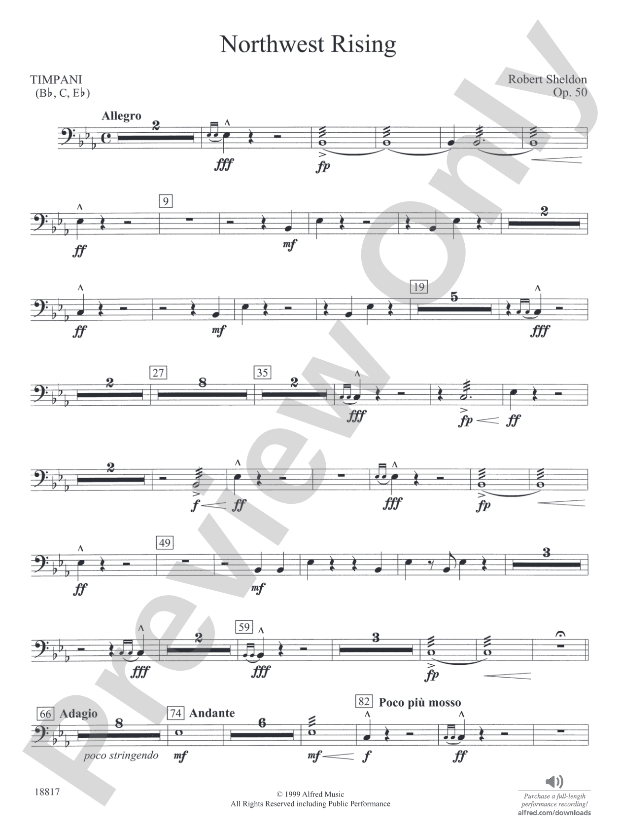 Northwest Rising: Timpani