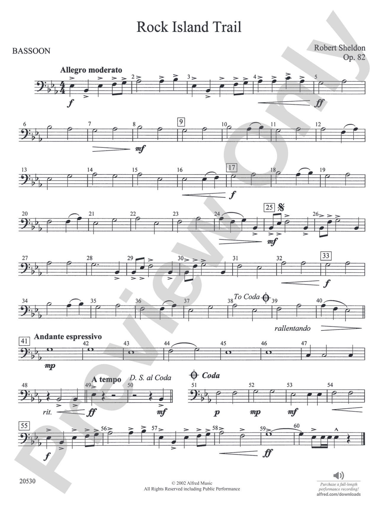 Rock Island Trail: Bassoon