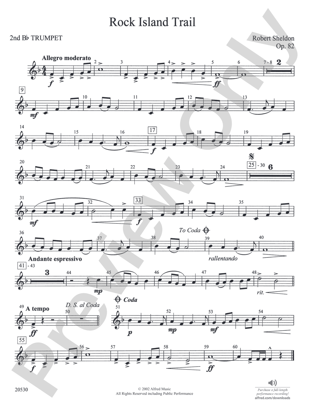Rock Island Trail: 2nd B-flat Trumpet