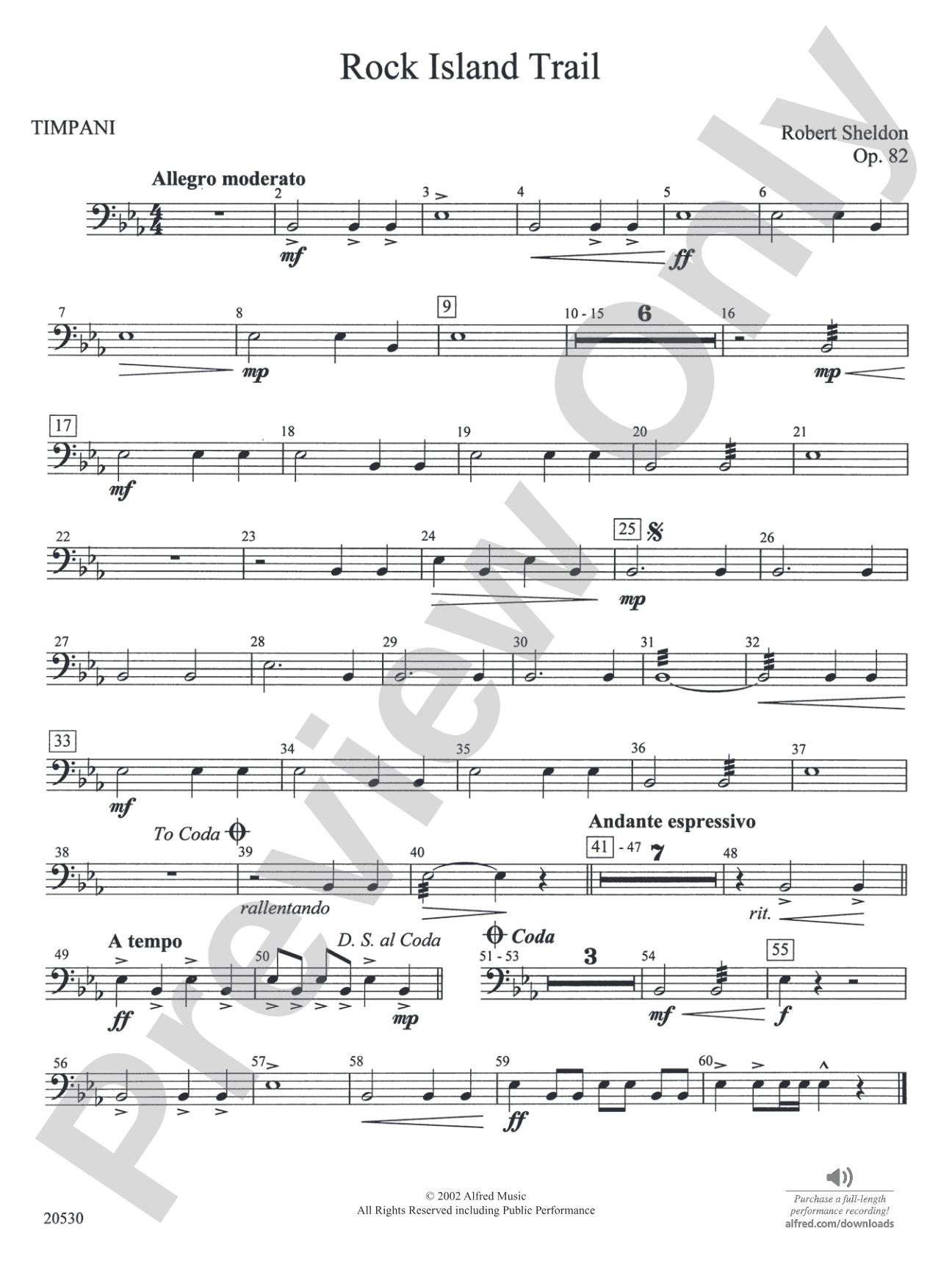 Rock Island Trail: Timpani