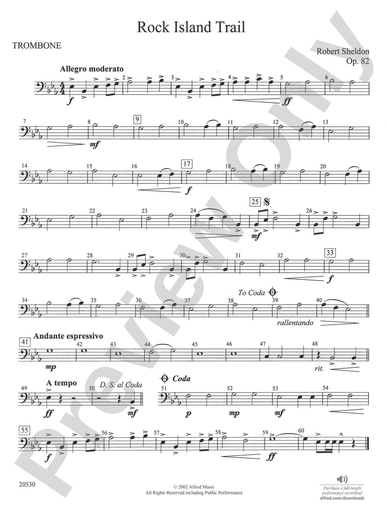 Rock Island Trail: 1st Trombone