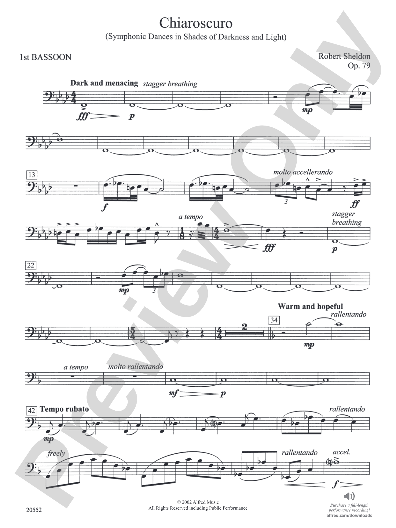 Chiaroscuro: Bassoon