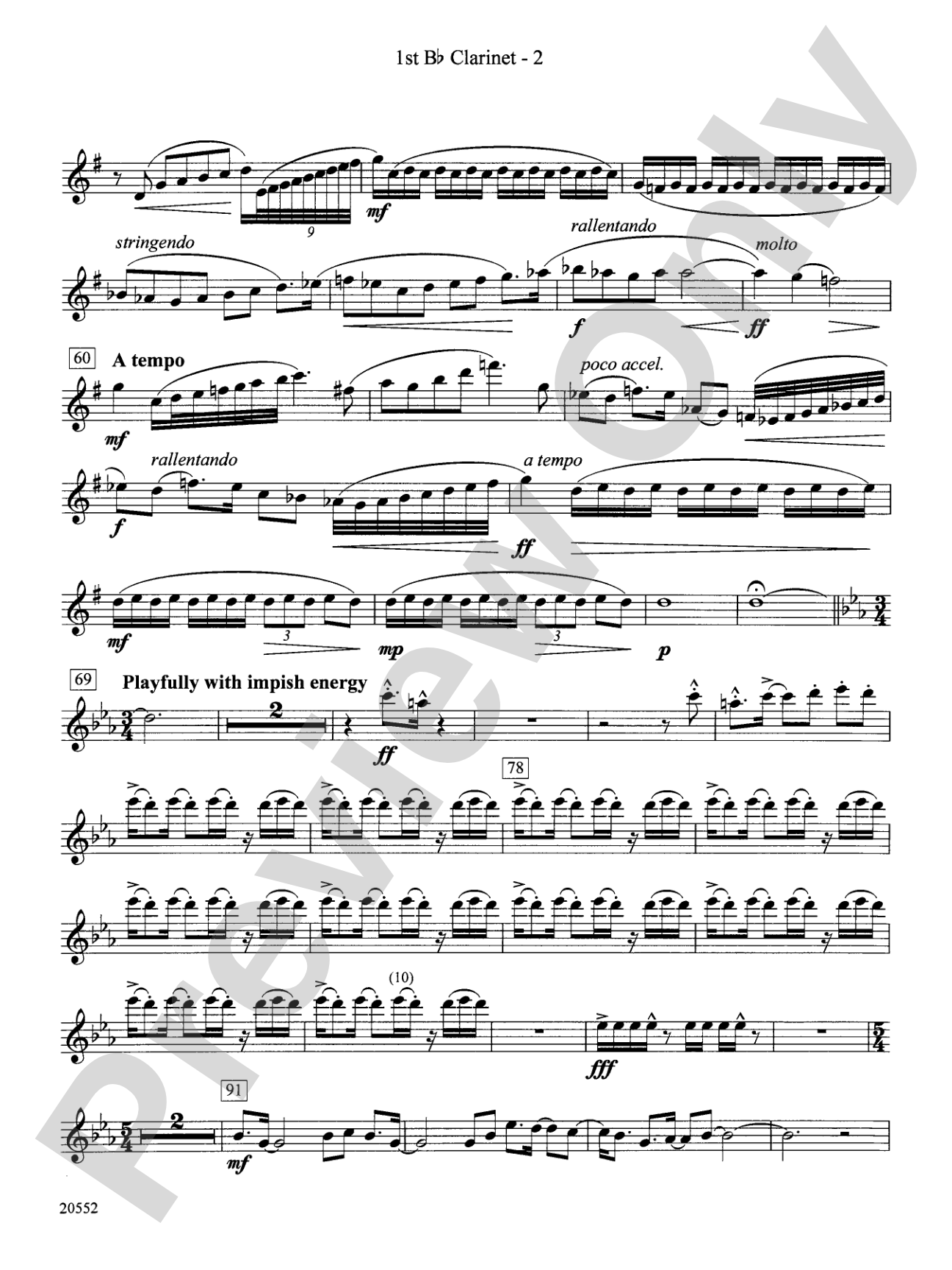 Chiaroscuro: 1st B-flat Clarinet