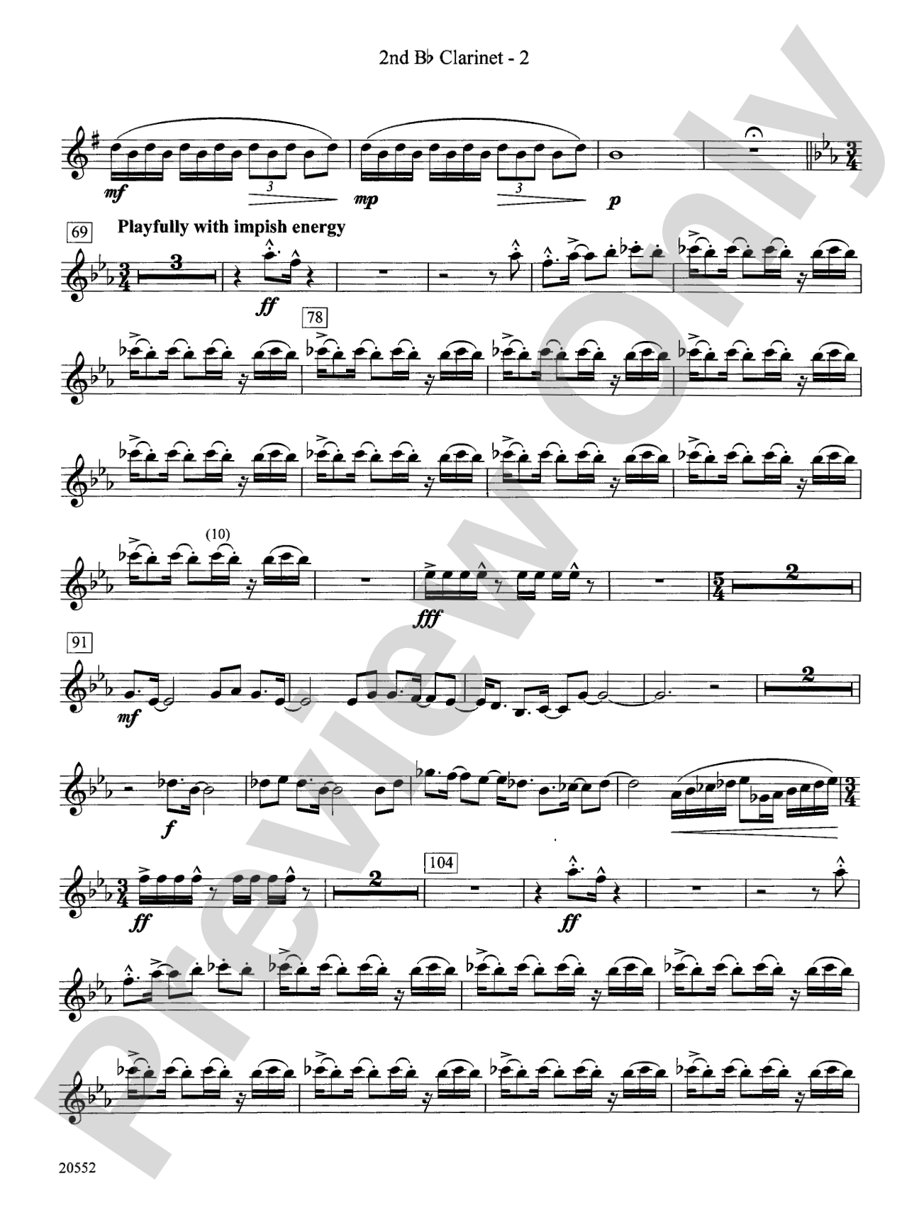 Chiaroscuro: 2nd B-flat Clarinet