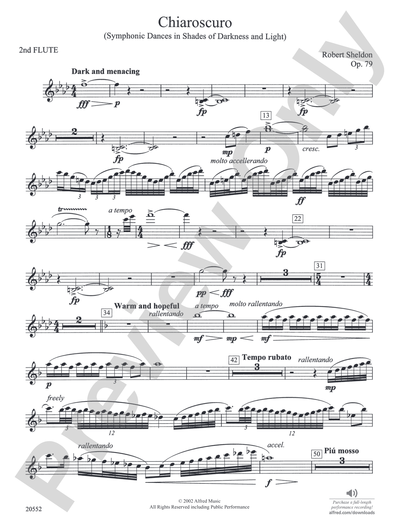 Chiaroscuro: 2nd Flute