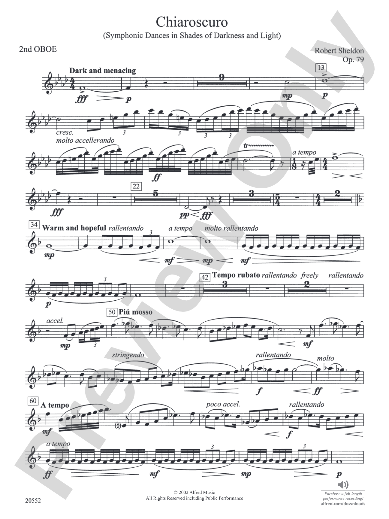 Chiaroscuro: 2nd Oboe