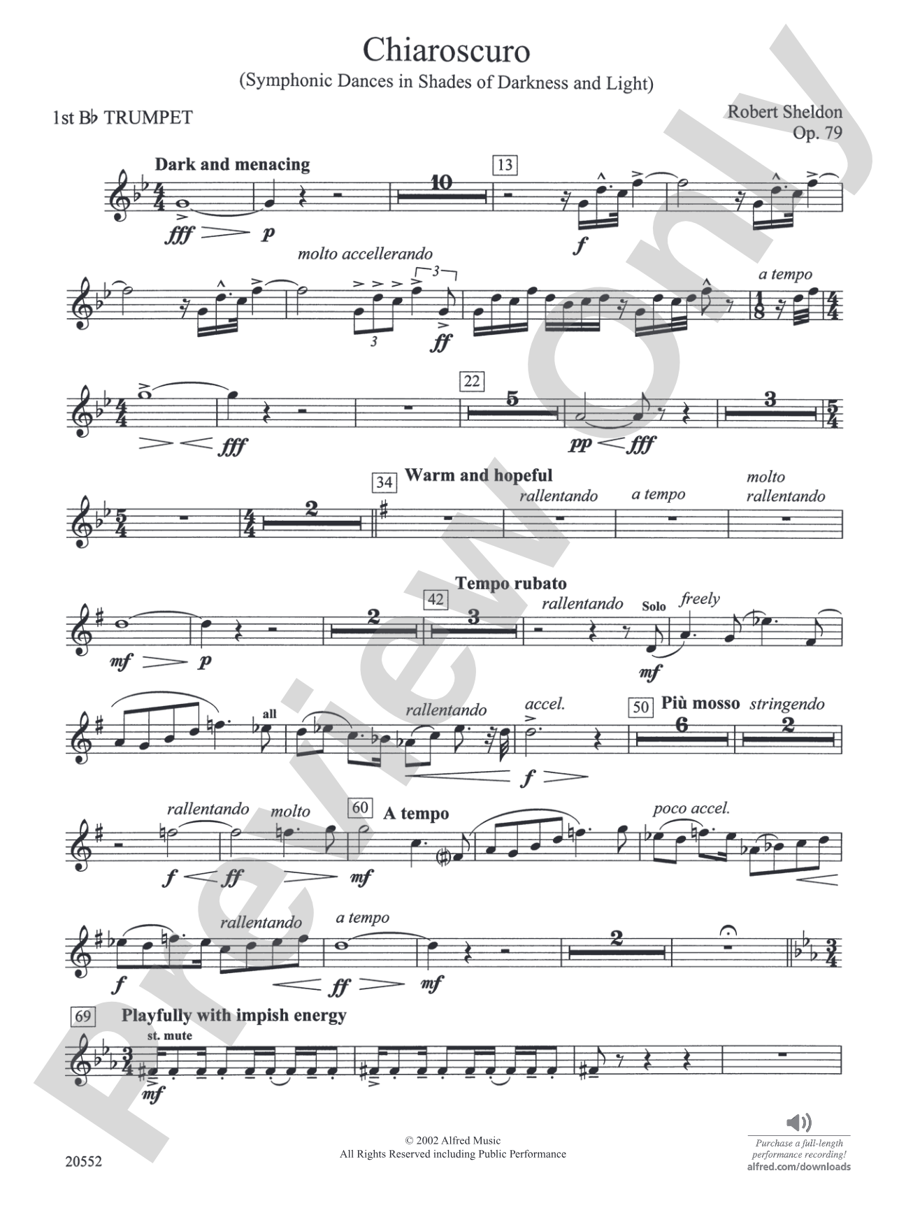 Chiaroscuro: 1st B-flat Trumpet