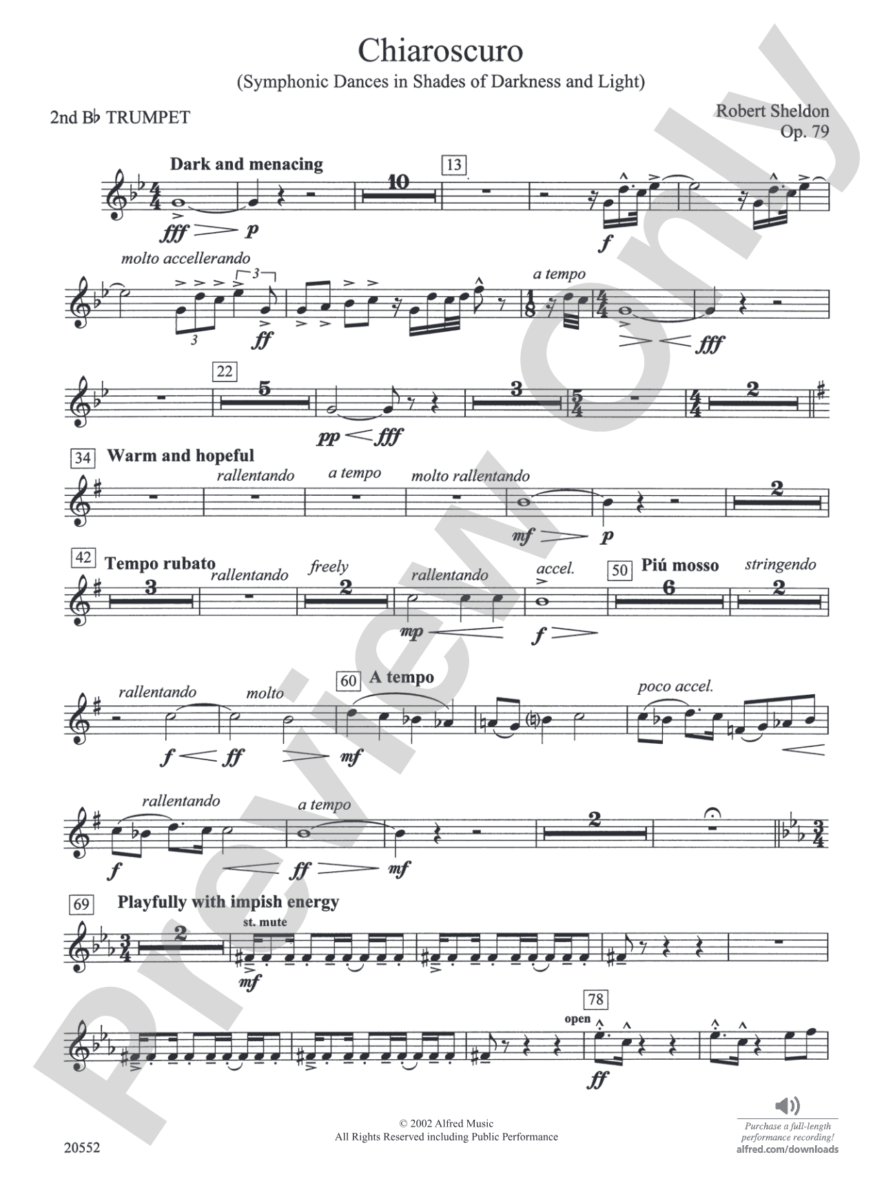 Chiaroscuro: 2nd B-flat Trumpet