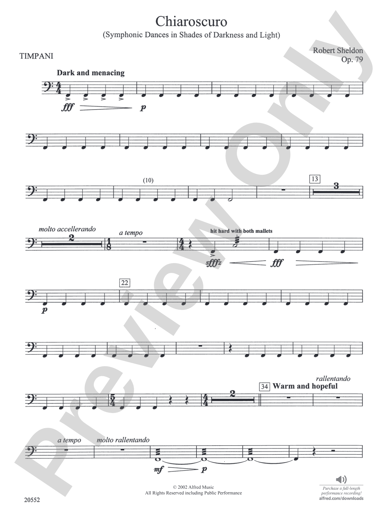 Chiaroscuro: Timpani