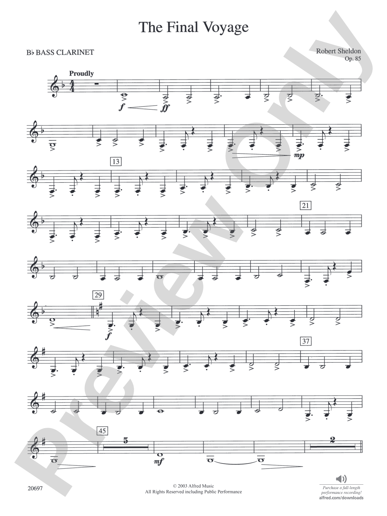 The Final Voyage: B-flat Bass Clarinet