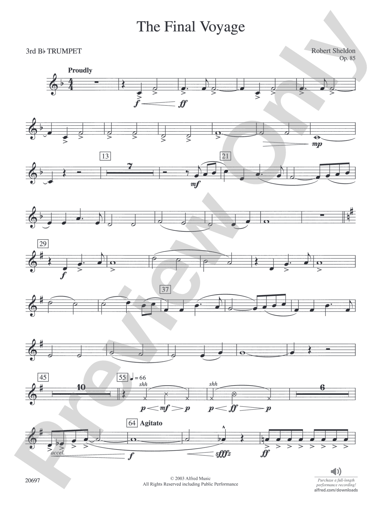 The Final Voyage: 3rd B-flat Trumpet