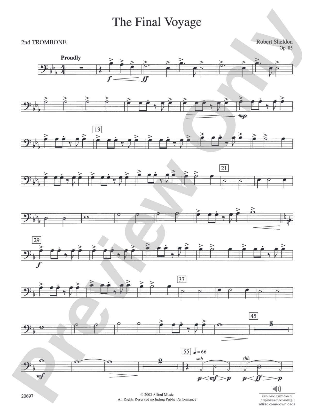 The Final Voyage: 2nd Trombone