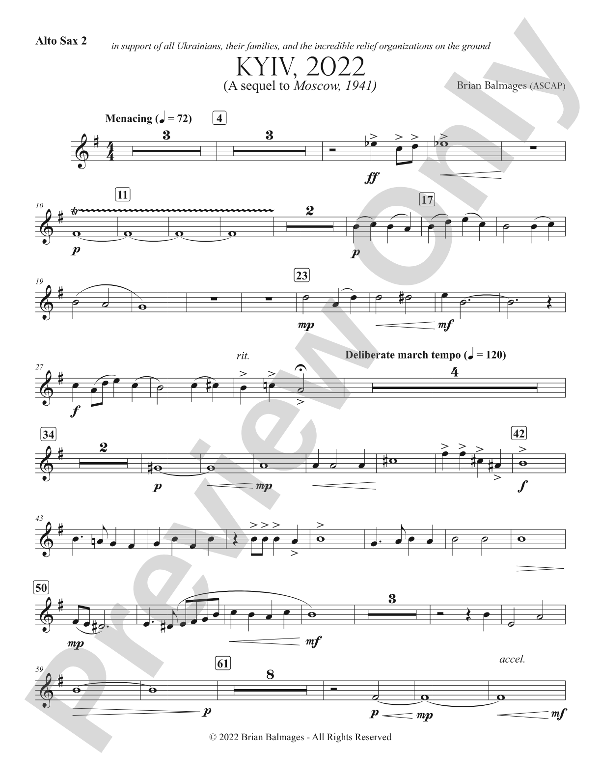 Kyiv, 2022: 2nd E-flat Alto Saxophone