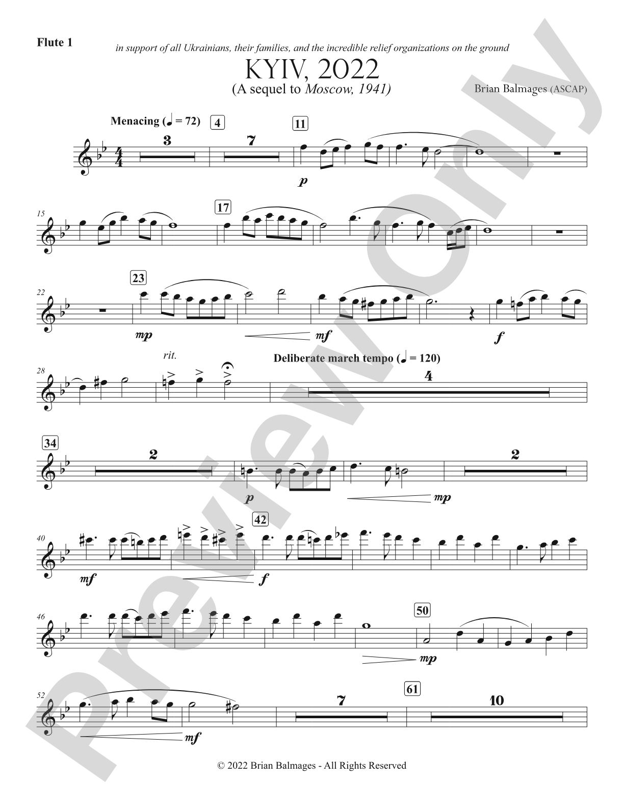 Kyiv, 2022: Flute