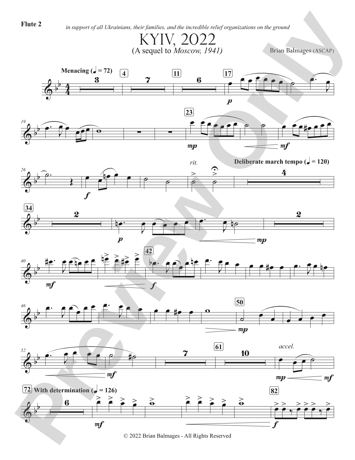 Kyiv, 2022: 2nd Flute