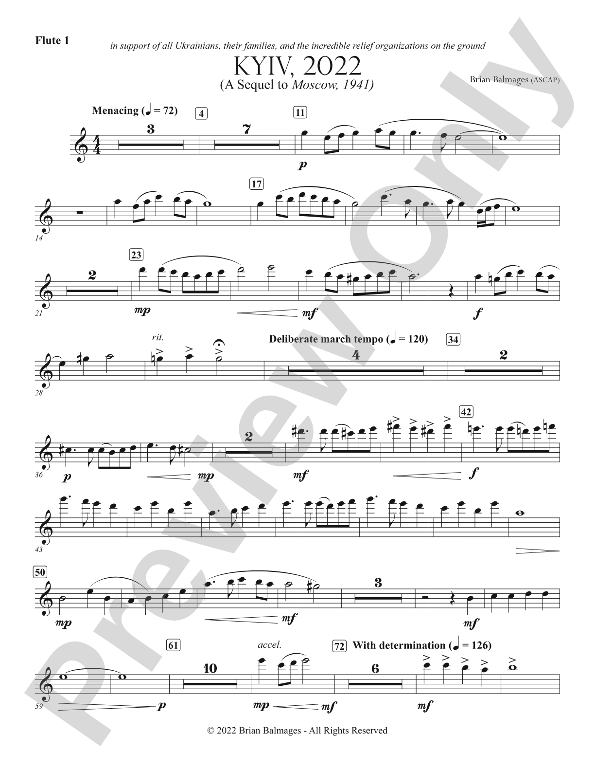 Kyiv, 2022: Flute
