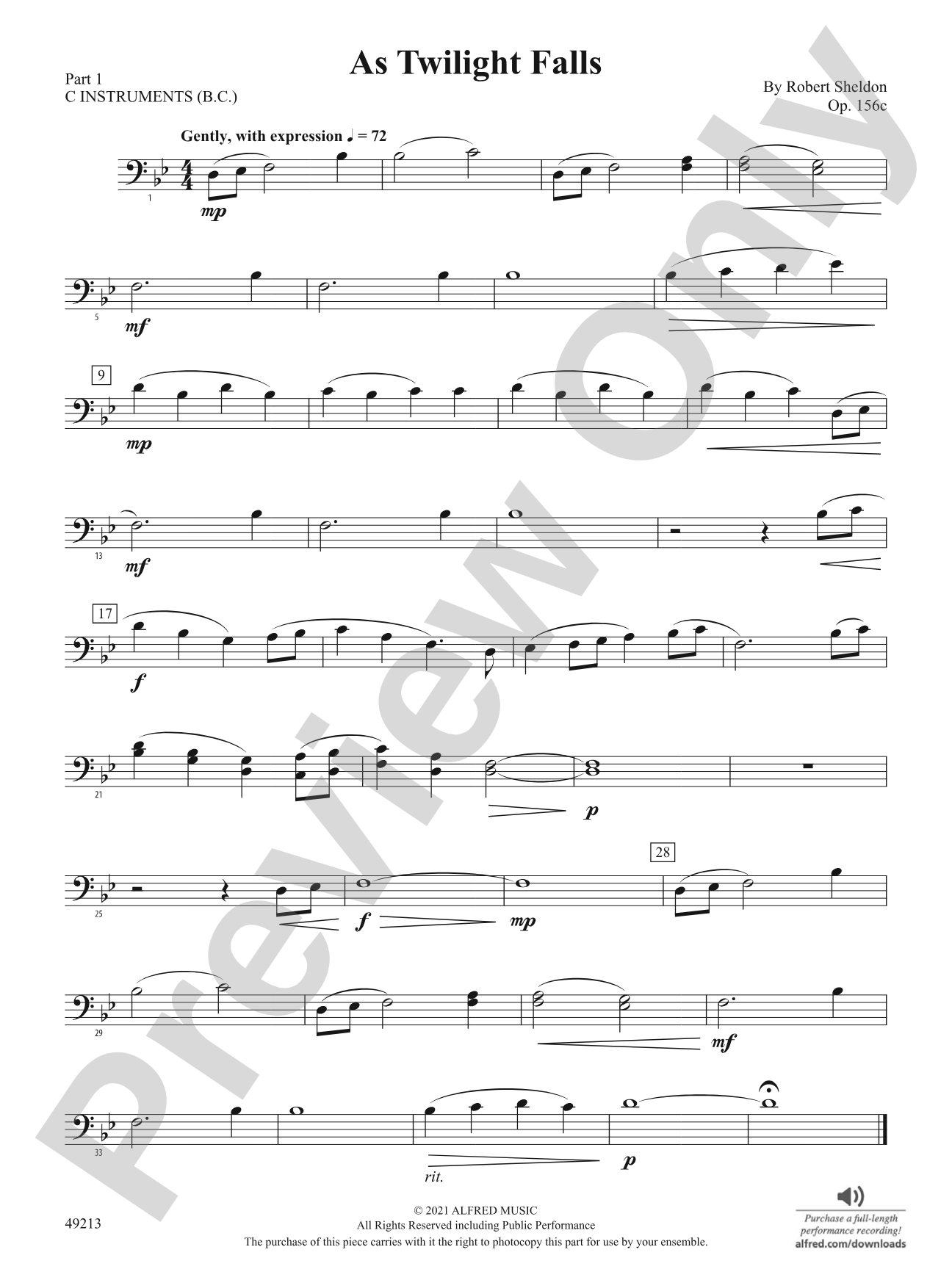 As Twilight Falls: Part 1 - C Instruments (B.C.)