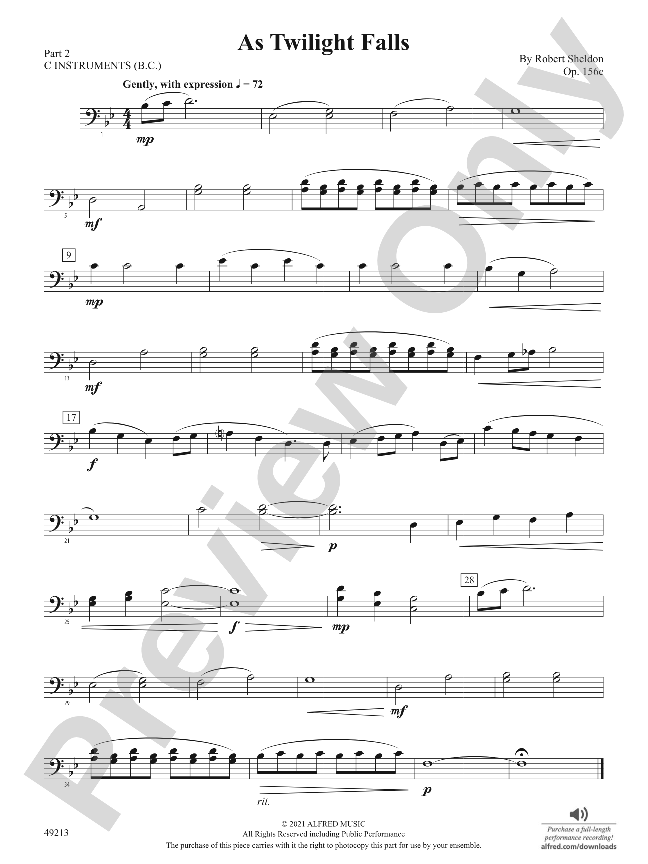 As Twilight Falls: Part 2 - C Instruments (B.C.)