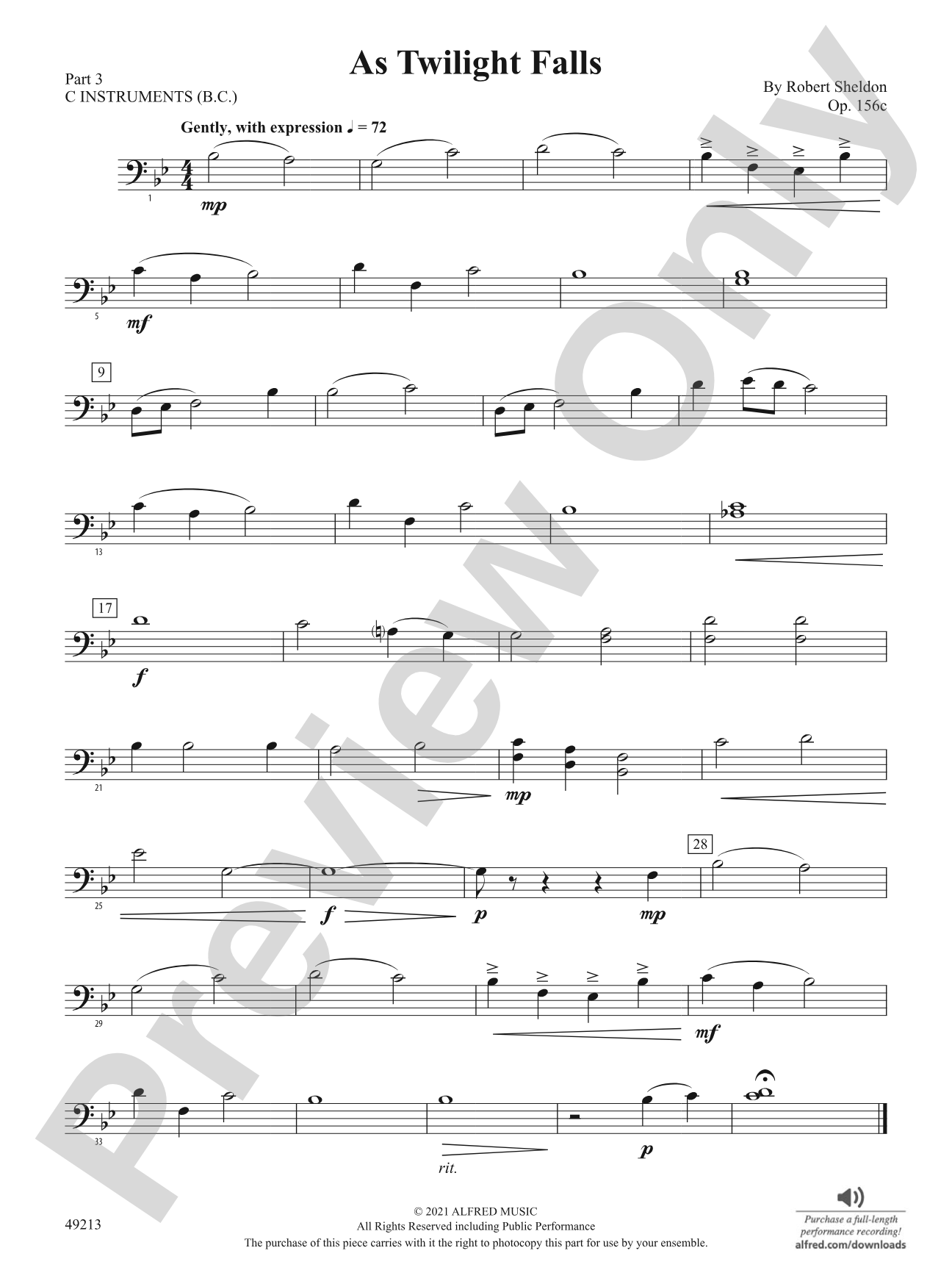 As Twilight Falls: Part 3 - C Instruments (B.C.)