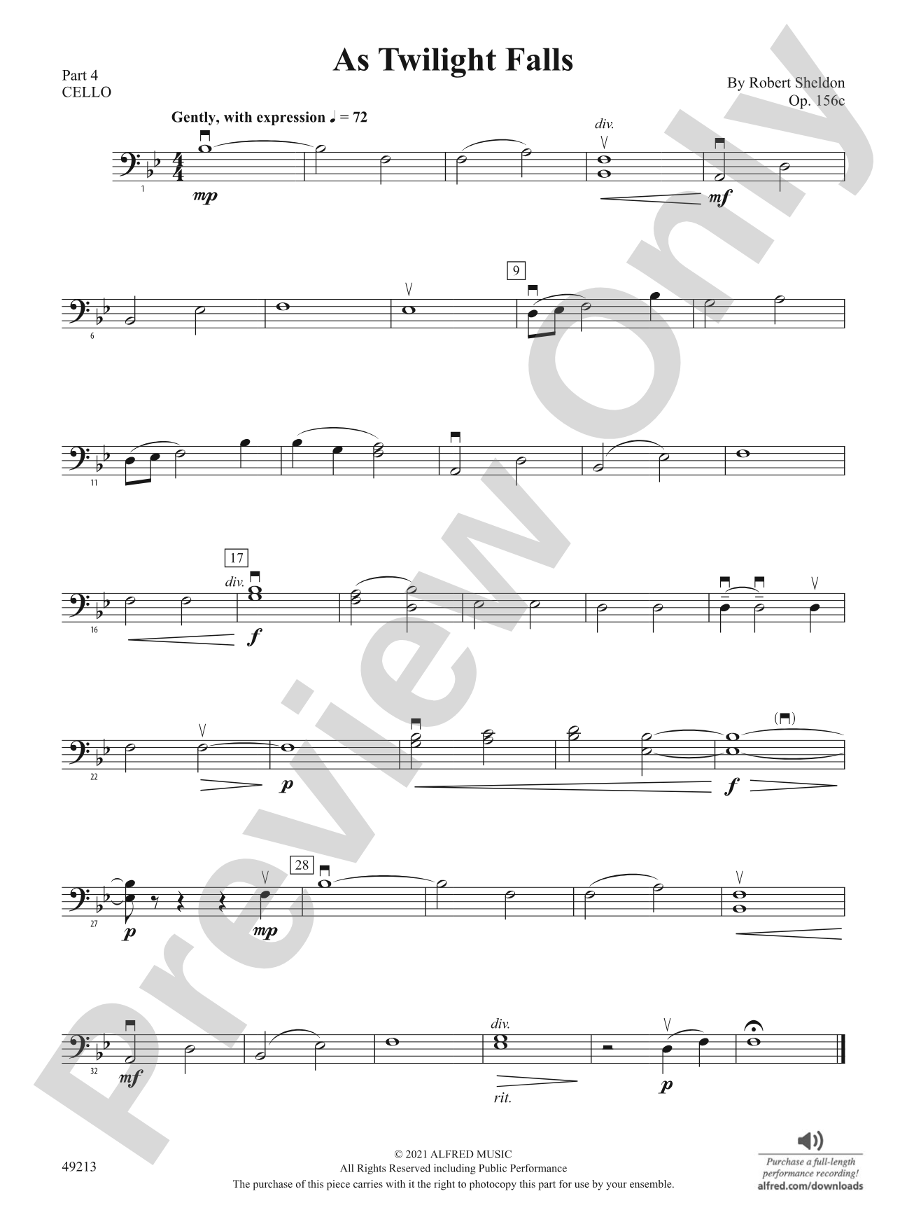 As Twilight Falls: Part 4 - Cello